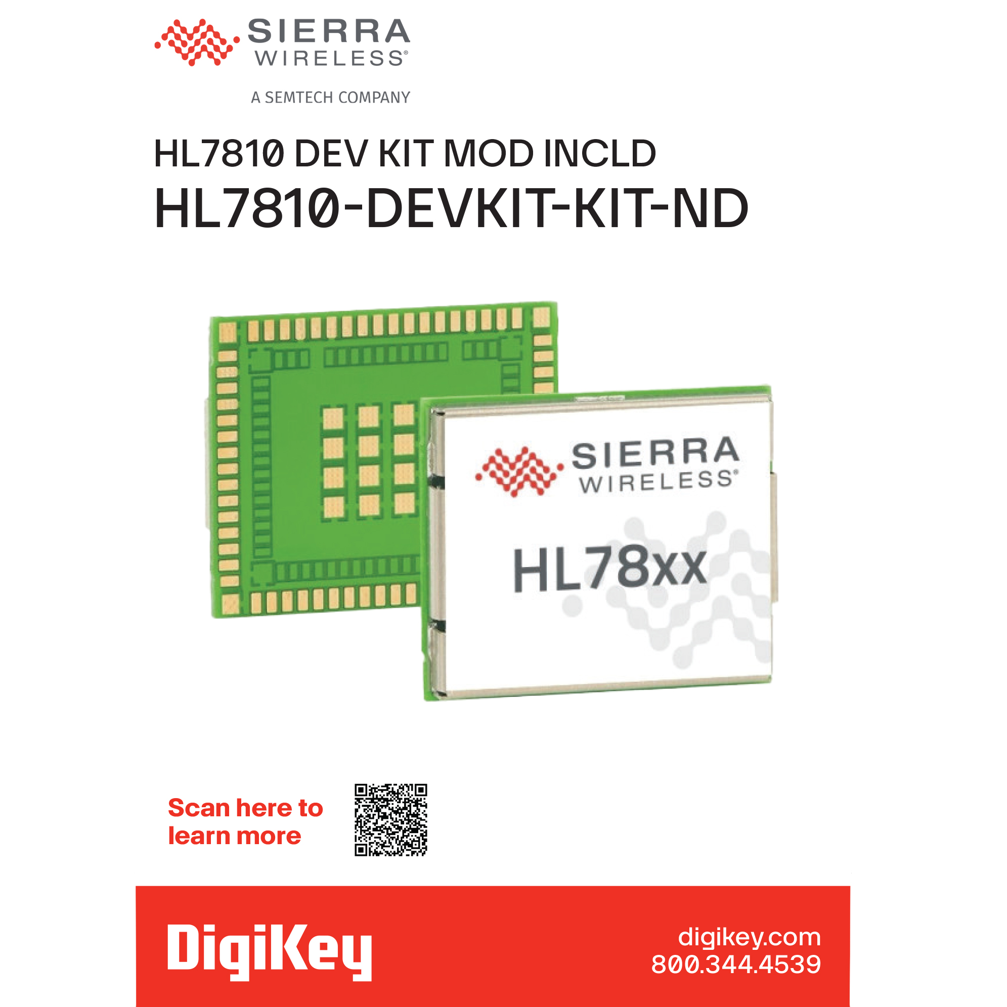 Sierra Wireless HL7810-DEVKIT electronic component