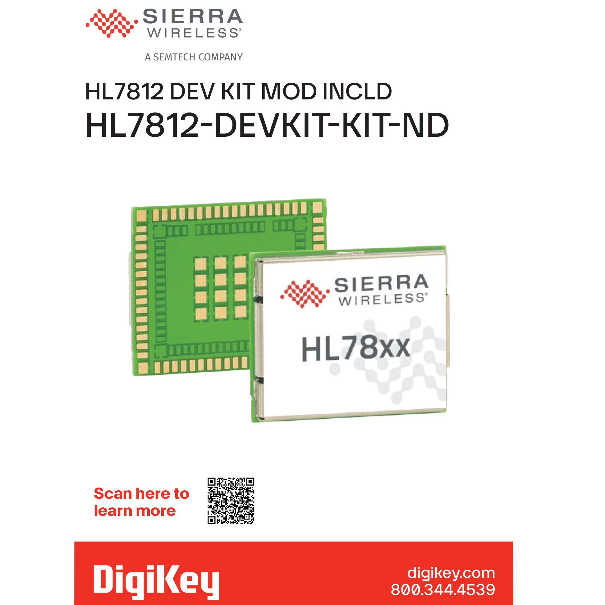 Sierra Wireless HL7812-DEVKIT electronic component