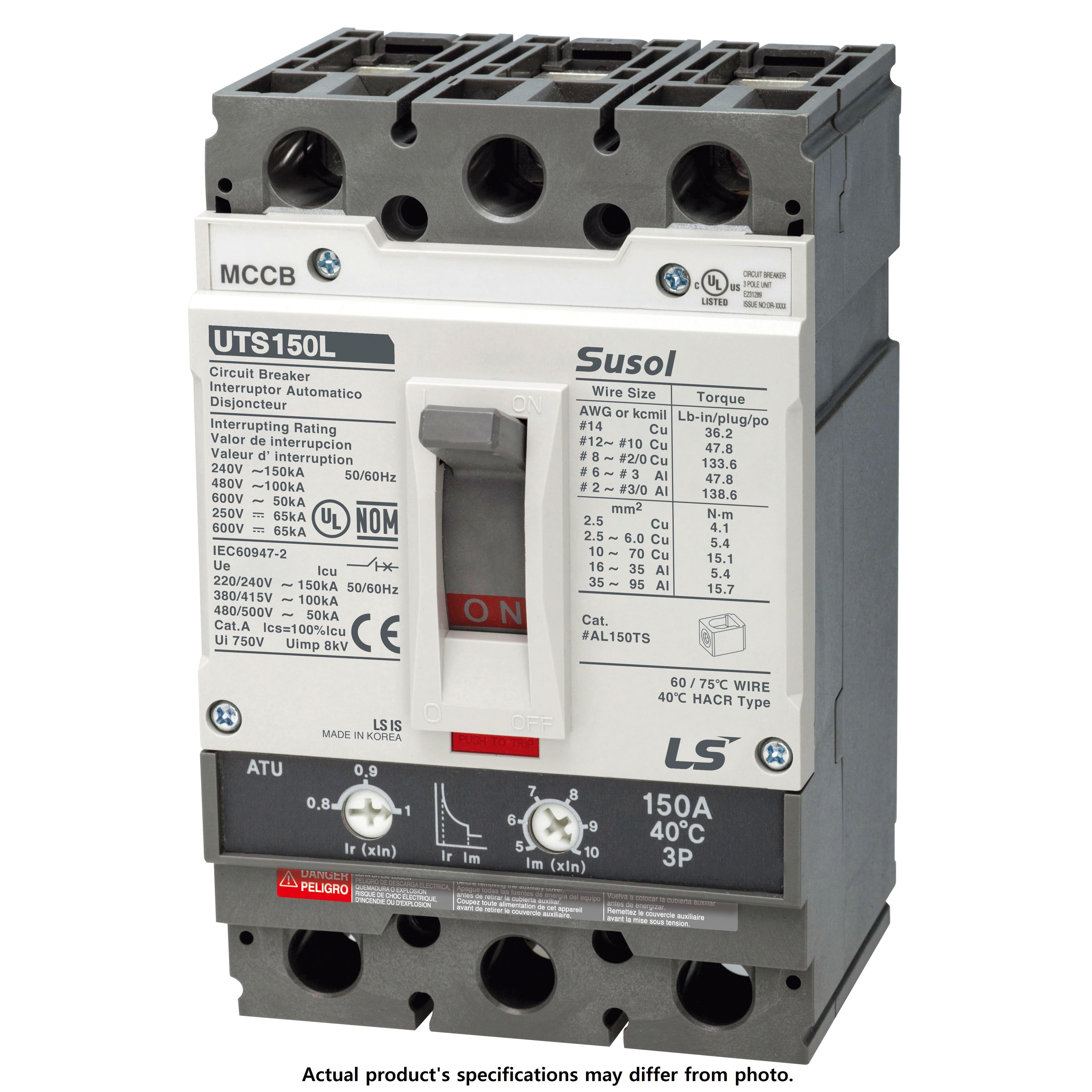 LS Electric UTS150N FMU 100A 3P LL UL electronic component