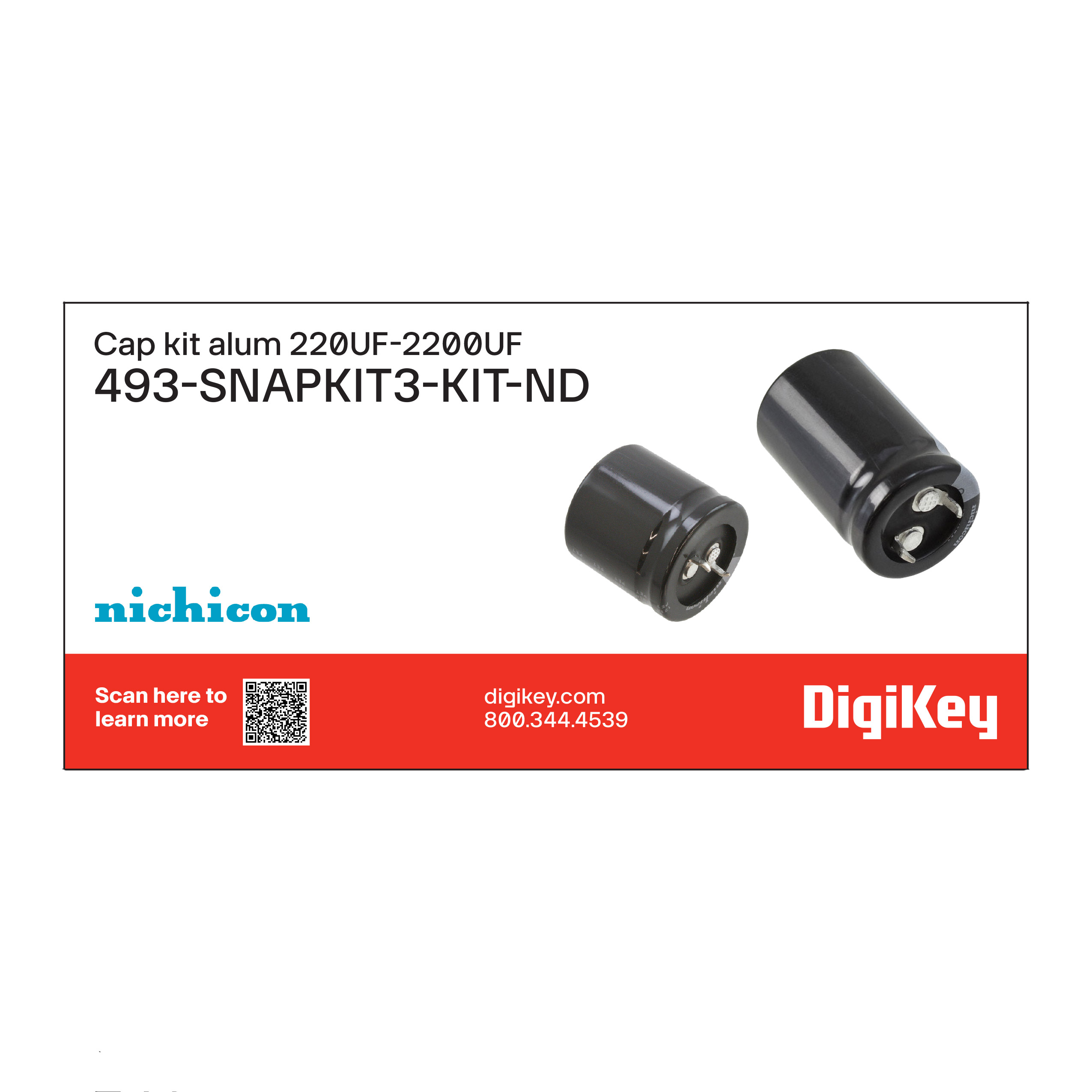 Nichicon 493-SNAPKIT3 electronic component