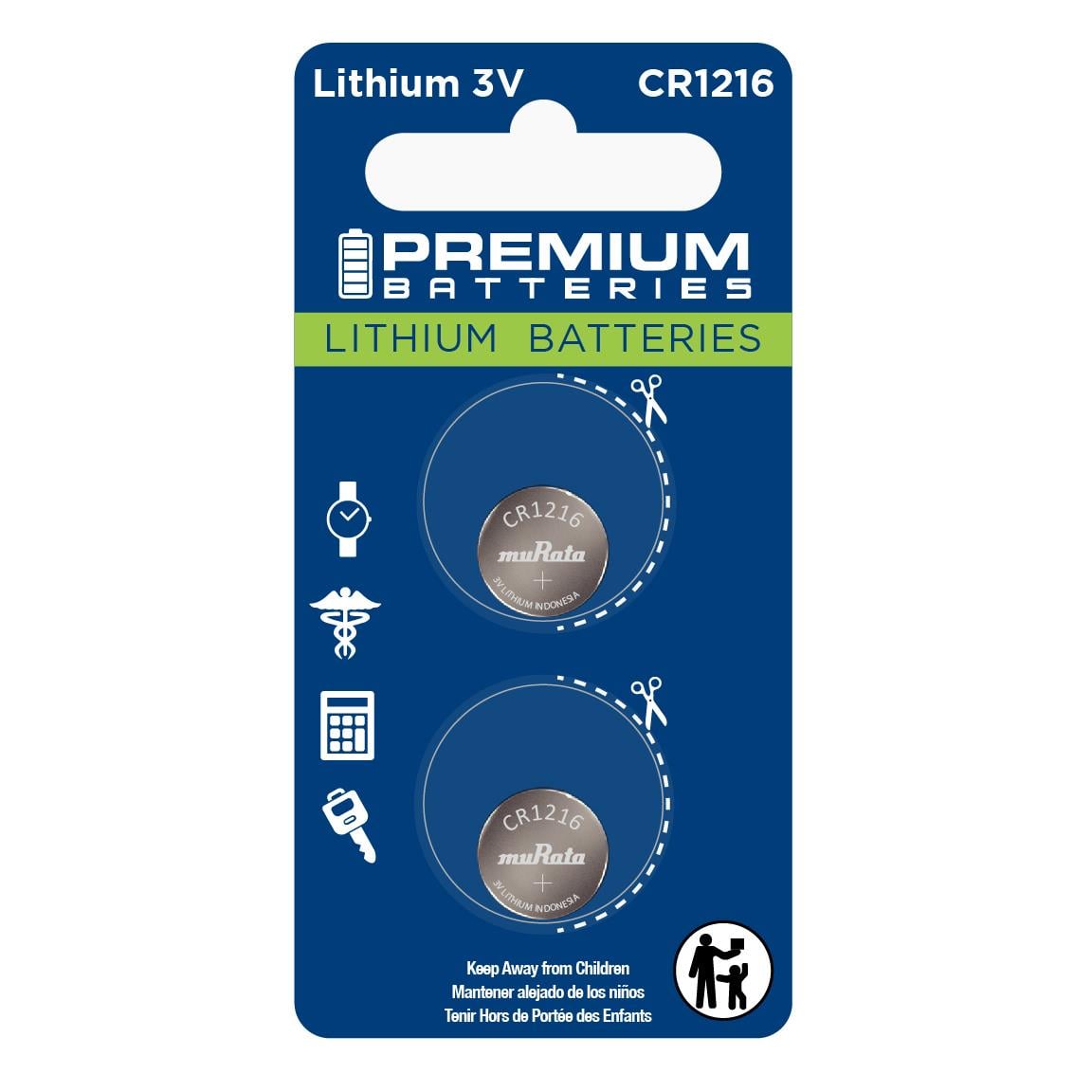 Premium Batteries PB-CR1216 BP/2 electronic component
