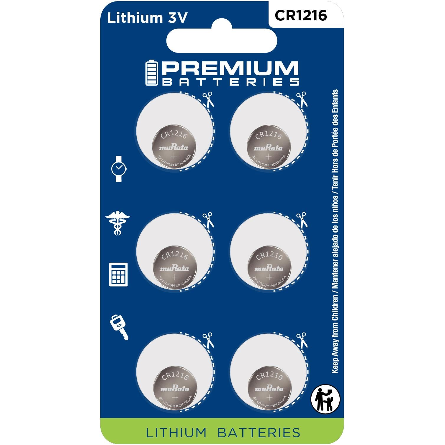 Premium Batteries PB-CR1216 BP/6 electronic component