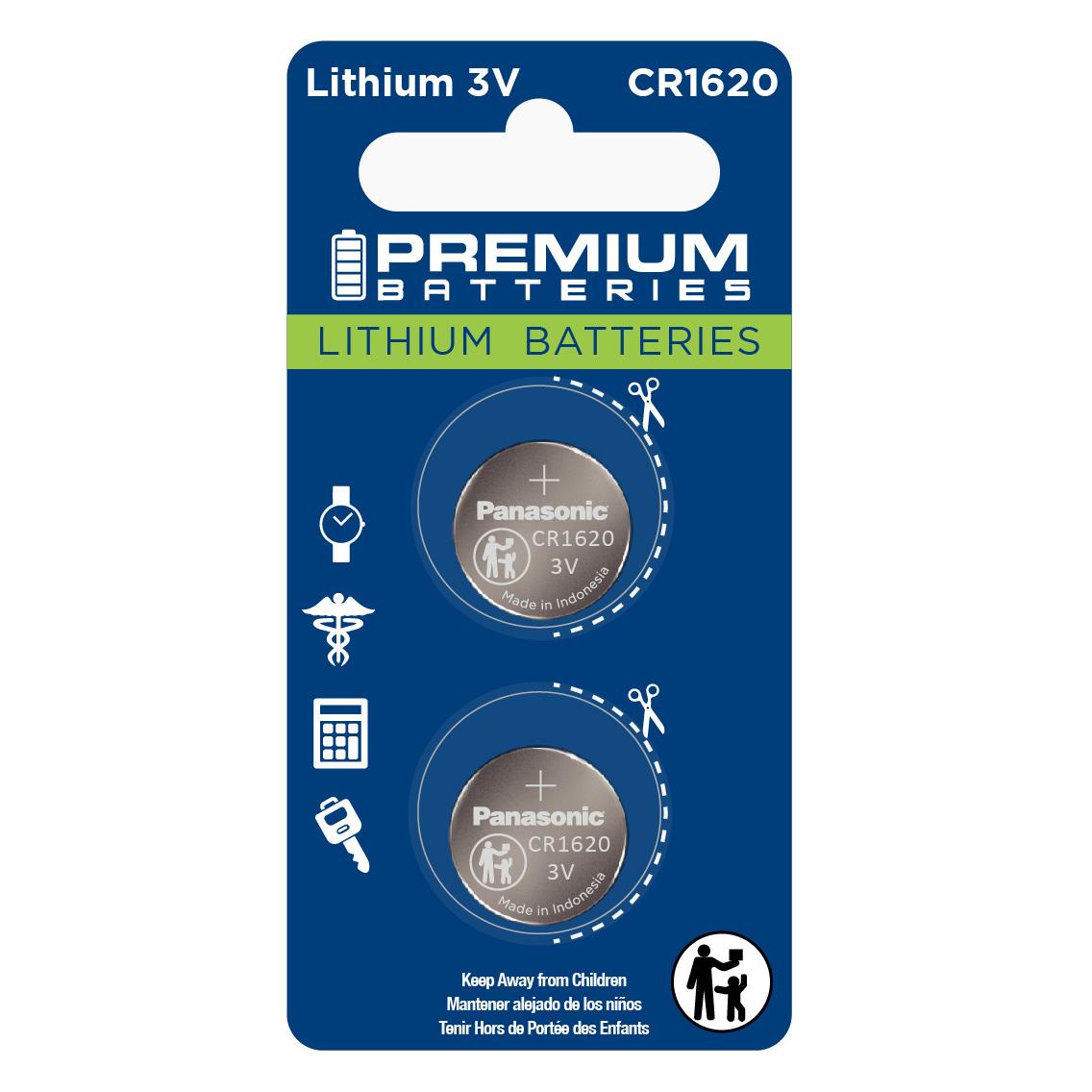 Premium Batteries PB-CR1620 BP/2 electronic component