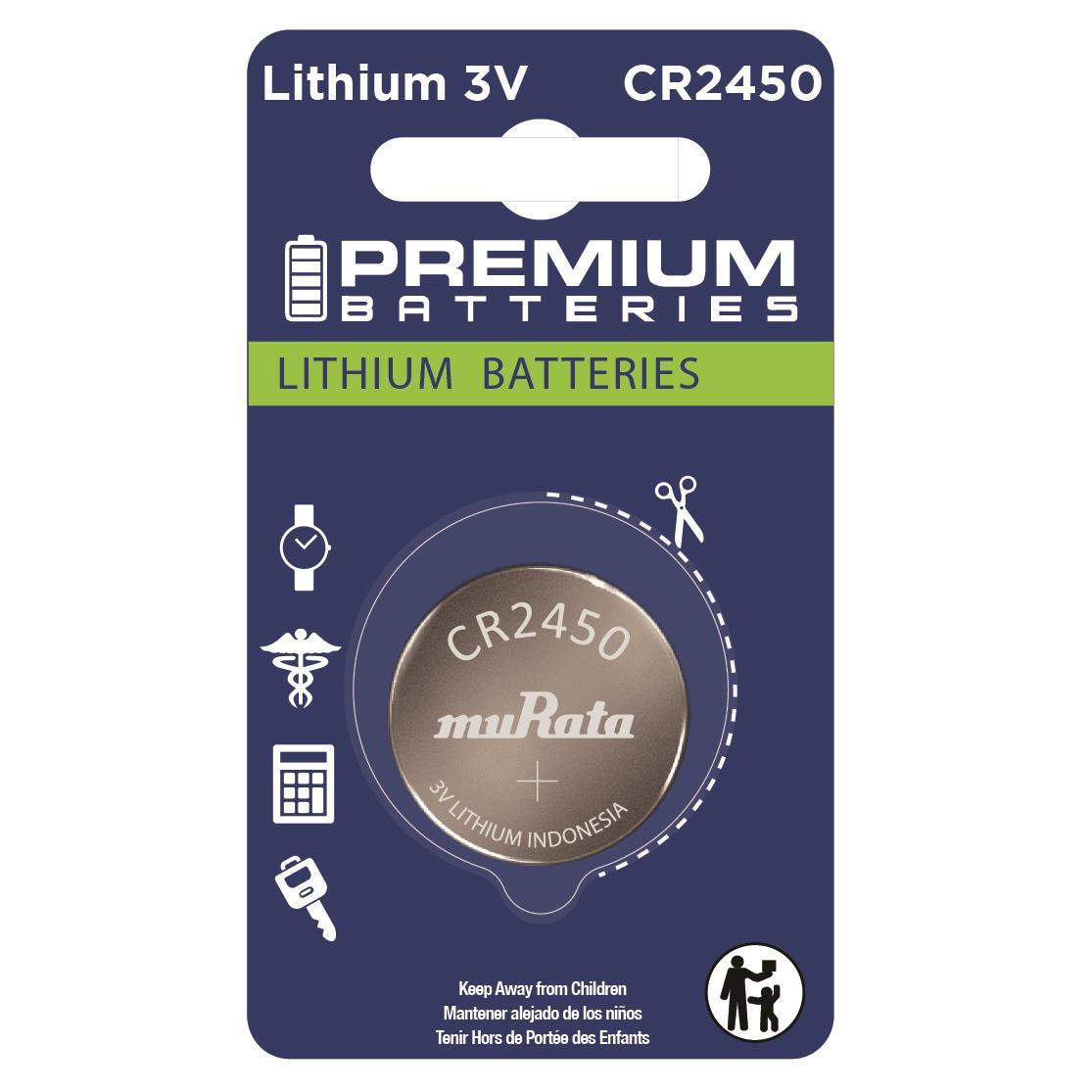 Premium Batteries PB-CR2450 BP/1 electronic component