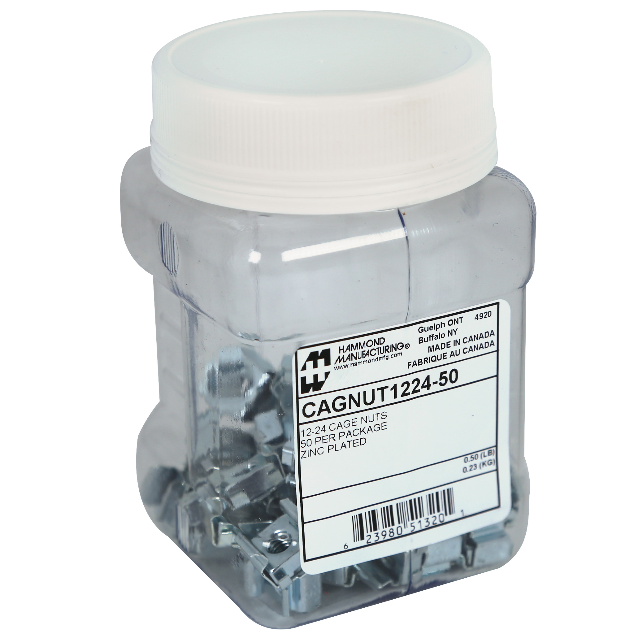 Hammond Manufacturing CAGNUT1224-50 electronic component