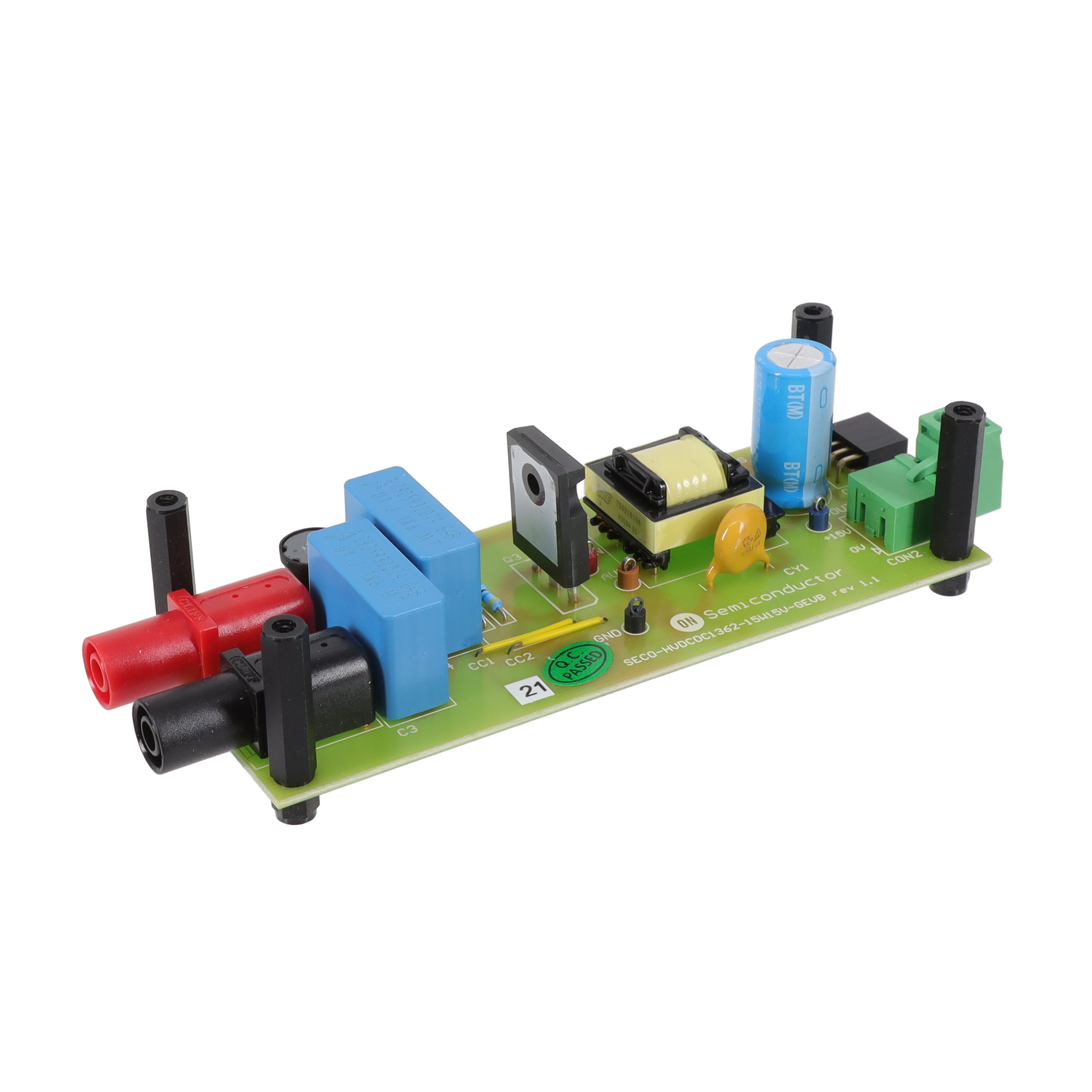 onsemi SECO-HVDCDC1362-15W15V-GEVB electronic component