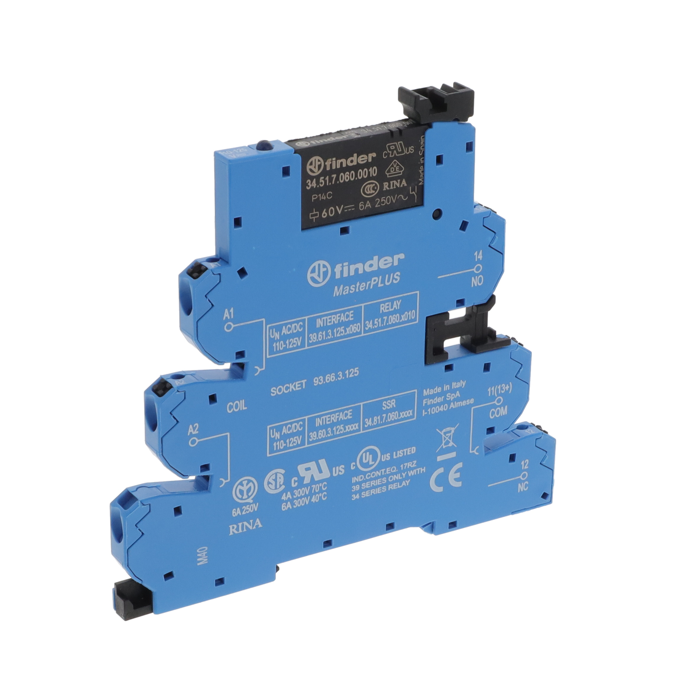 Finder Relays, Inc. 39.61.3.125.0060 electronic component