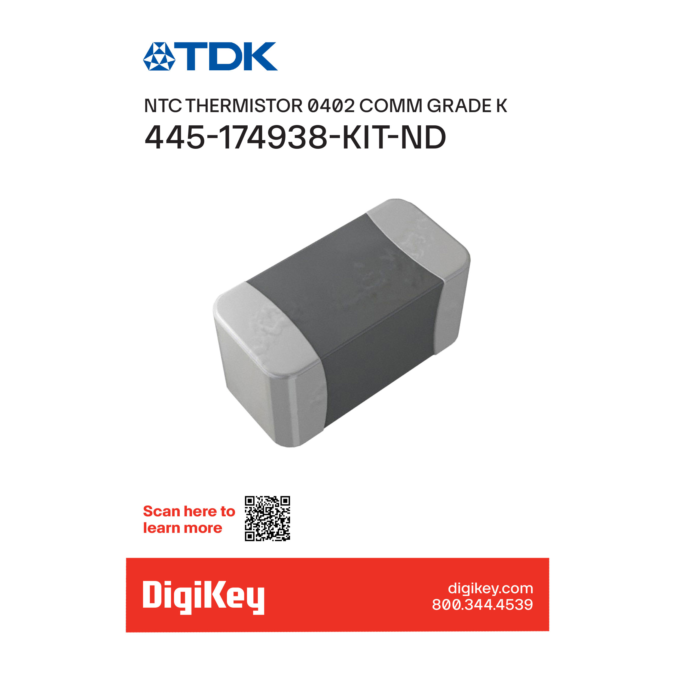 TDK NTC0402-KIT electronic component