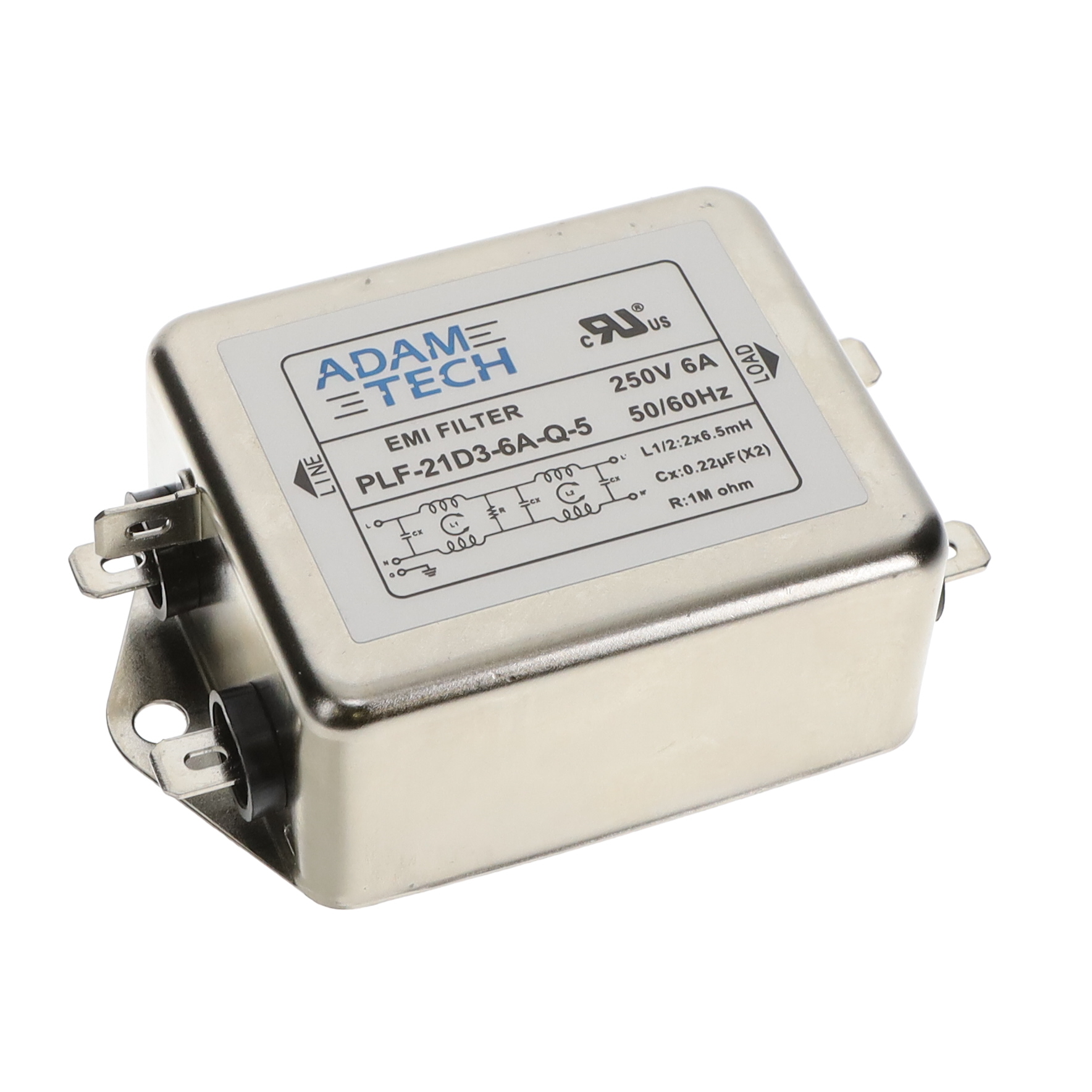 Adam Tech PLF-21D3-6A-Q-5 electronic component