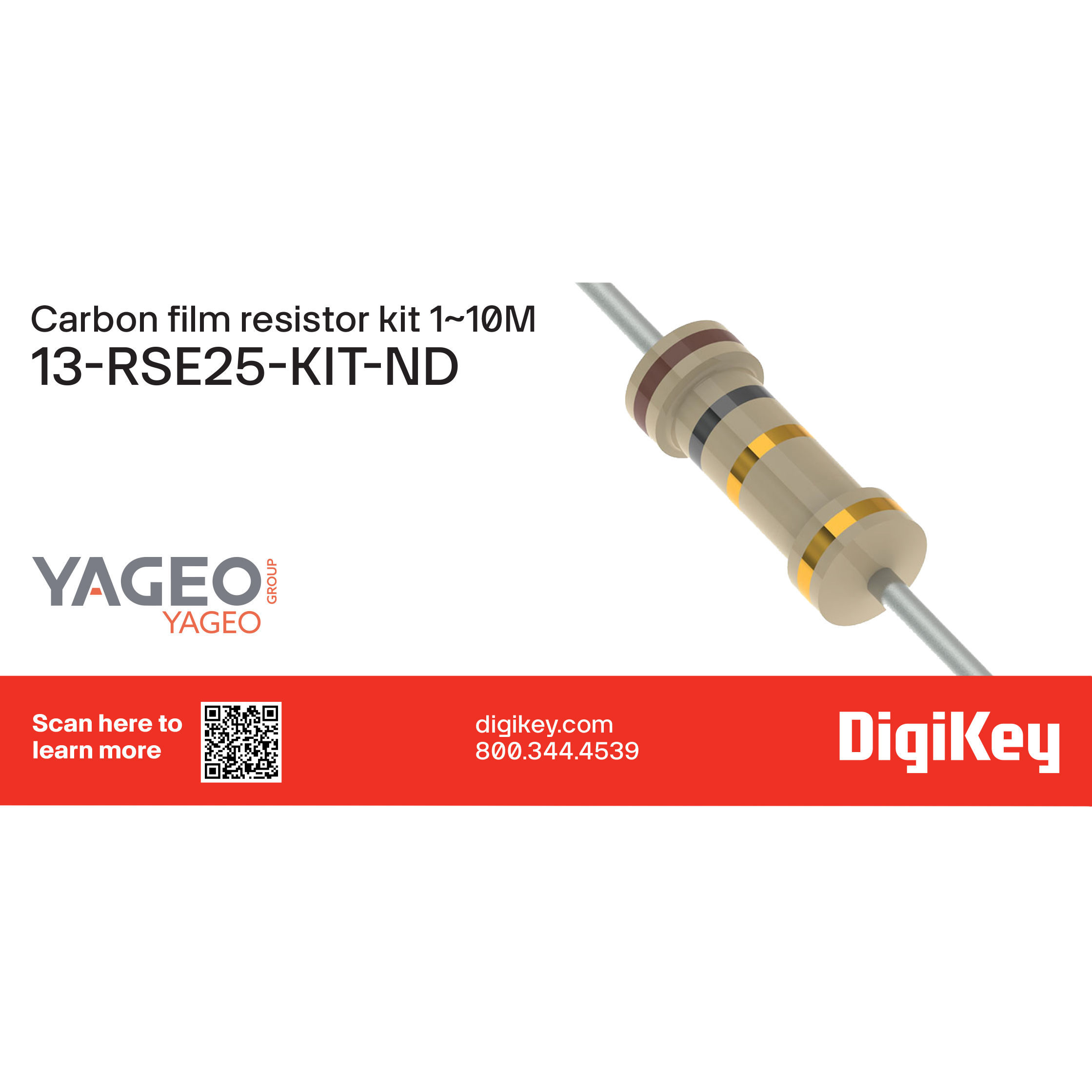 YAGEO RSE25-KIT electronic component