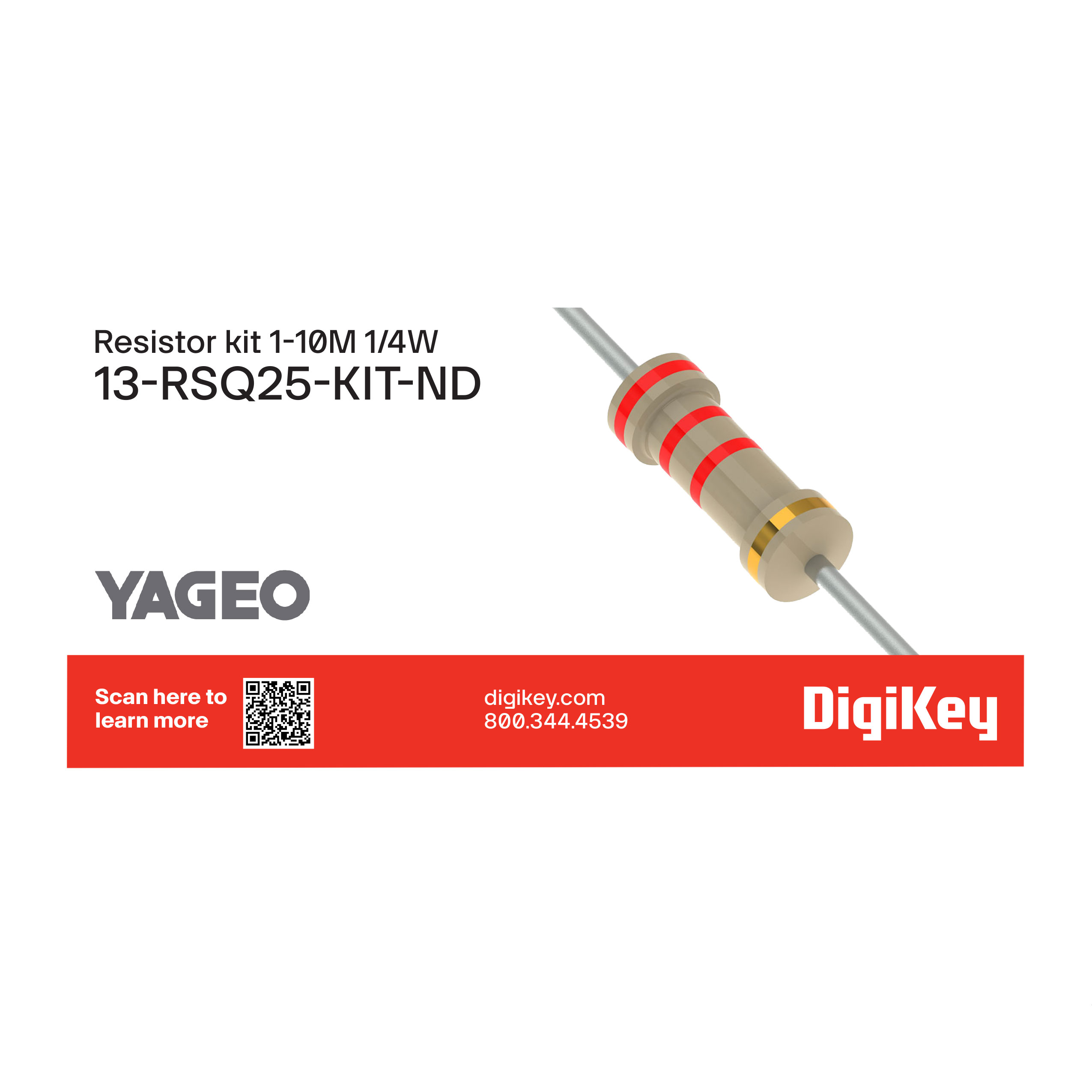 YAGEO RSQ25-KIT electronic component