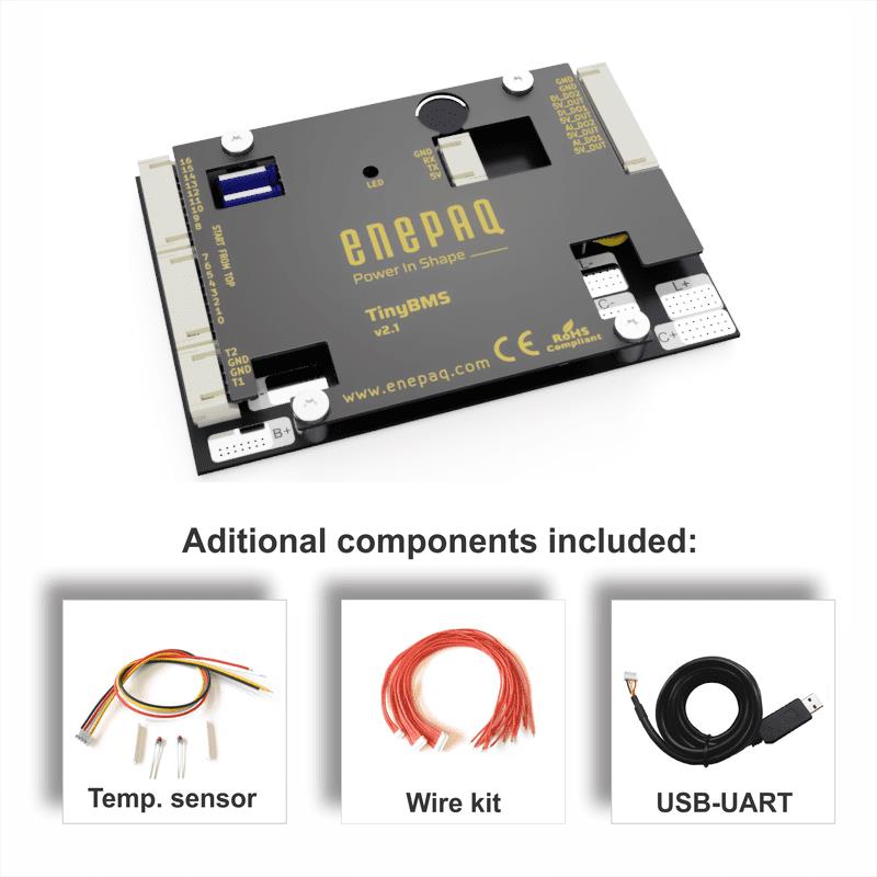 ENEPAQ TinyBMSv2.1-30A 4s-16s 12V-60V electronic component