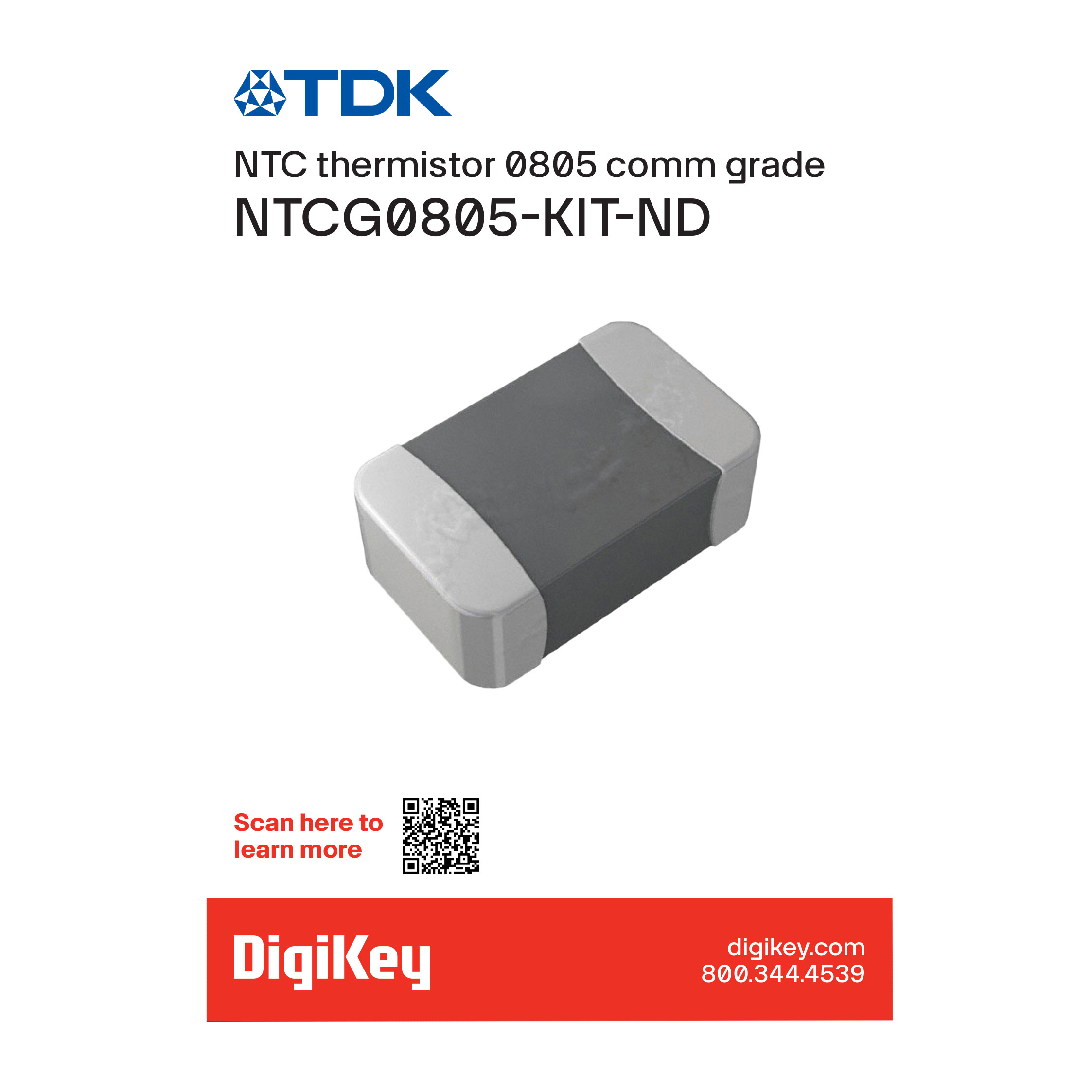 TDK NTCG0805-KIT electronic component