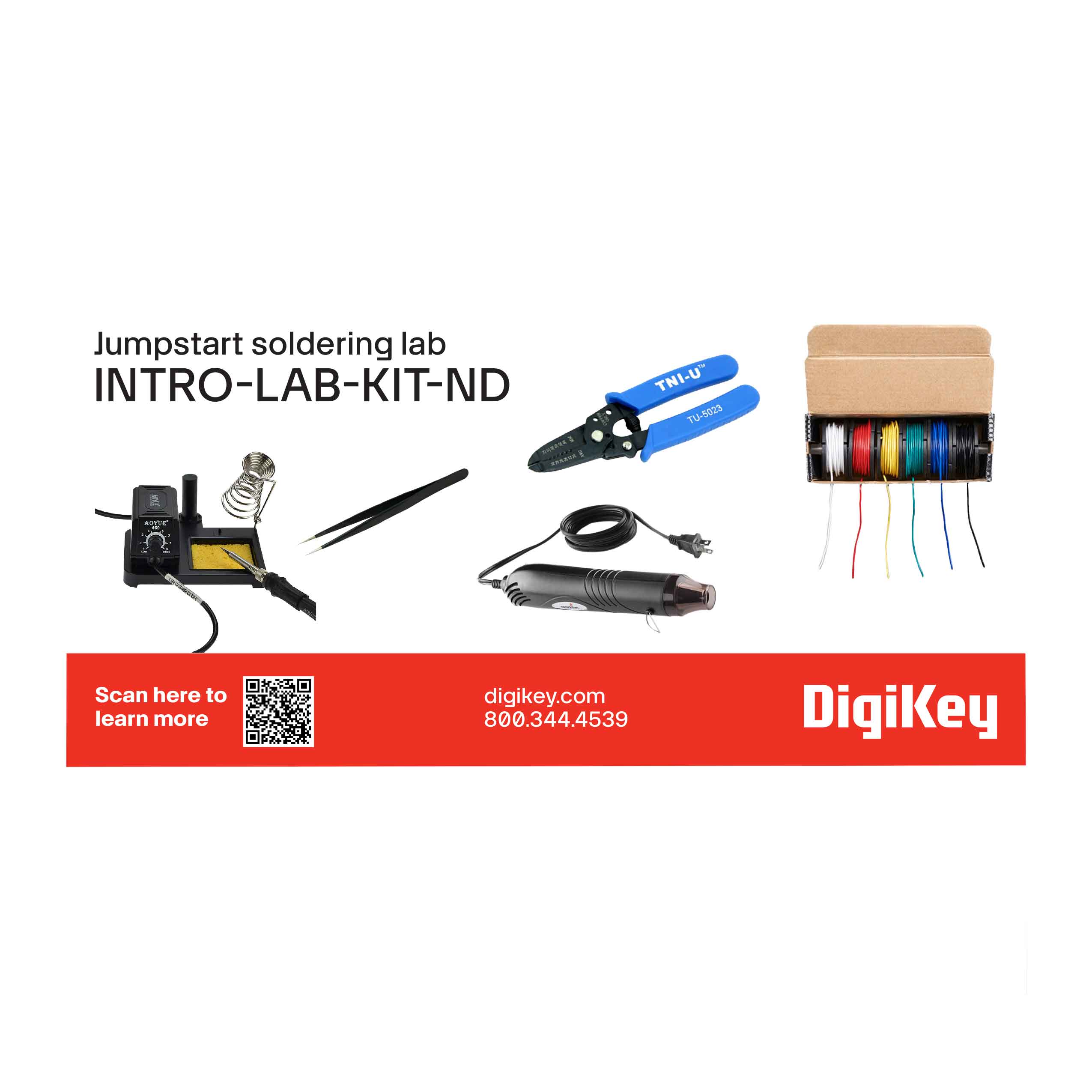 DigiKey Kit (VA) INTRO-LAB-KIT electronic component