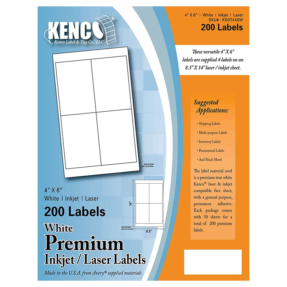 Kenco Label & Tag FBA-KSDT4X6W electronic component