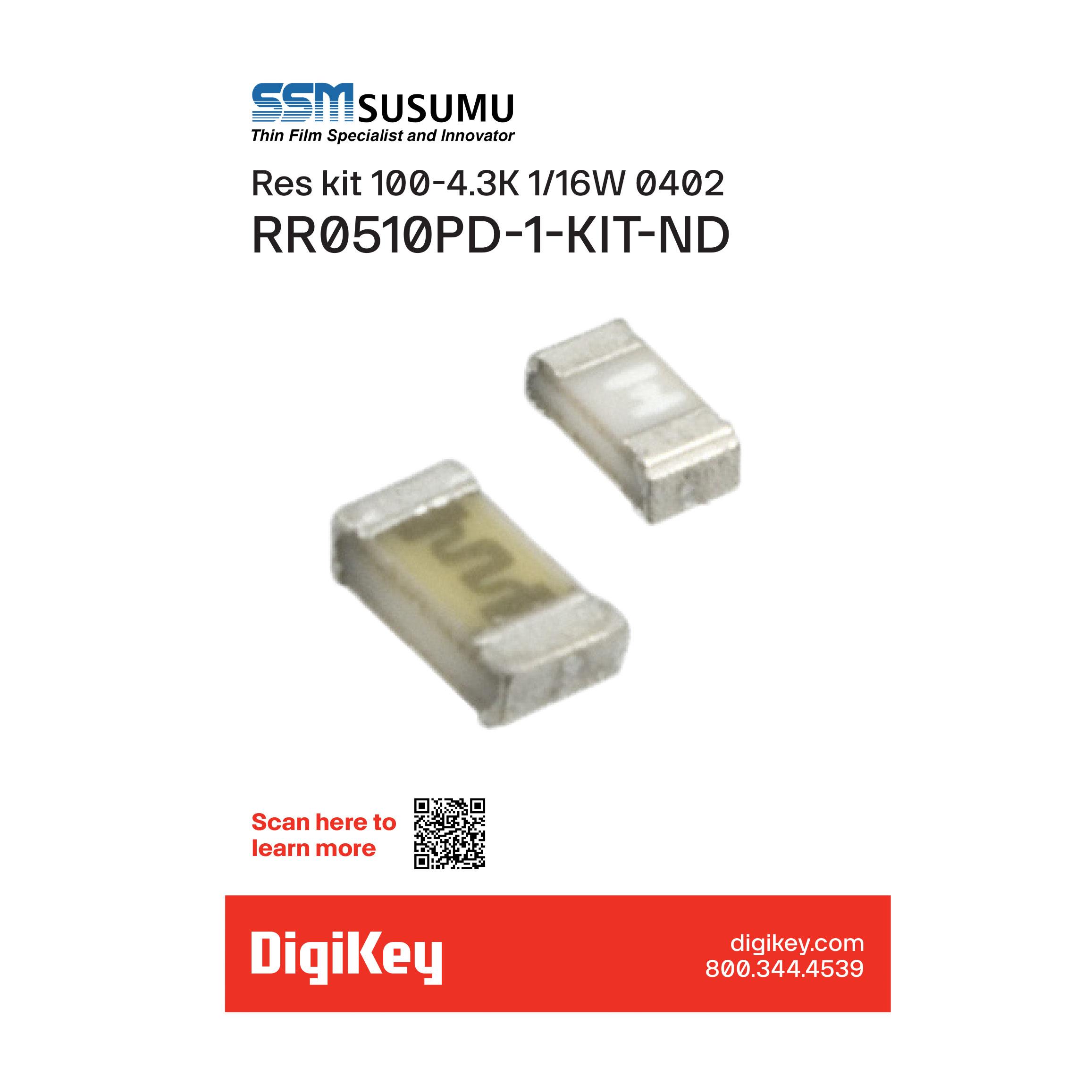 Susumu RR0510PD-1-KIT electronic component