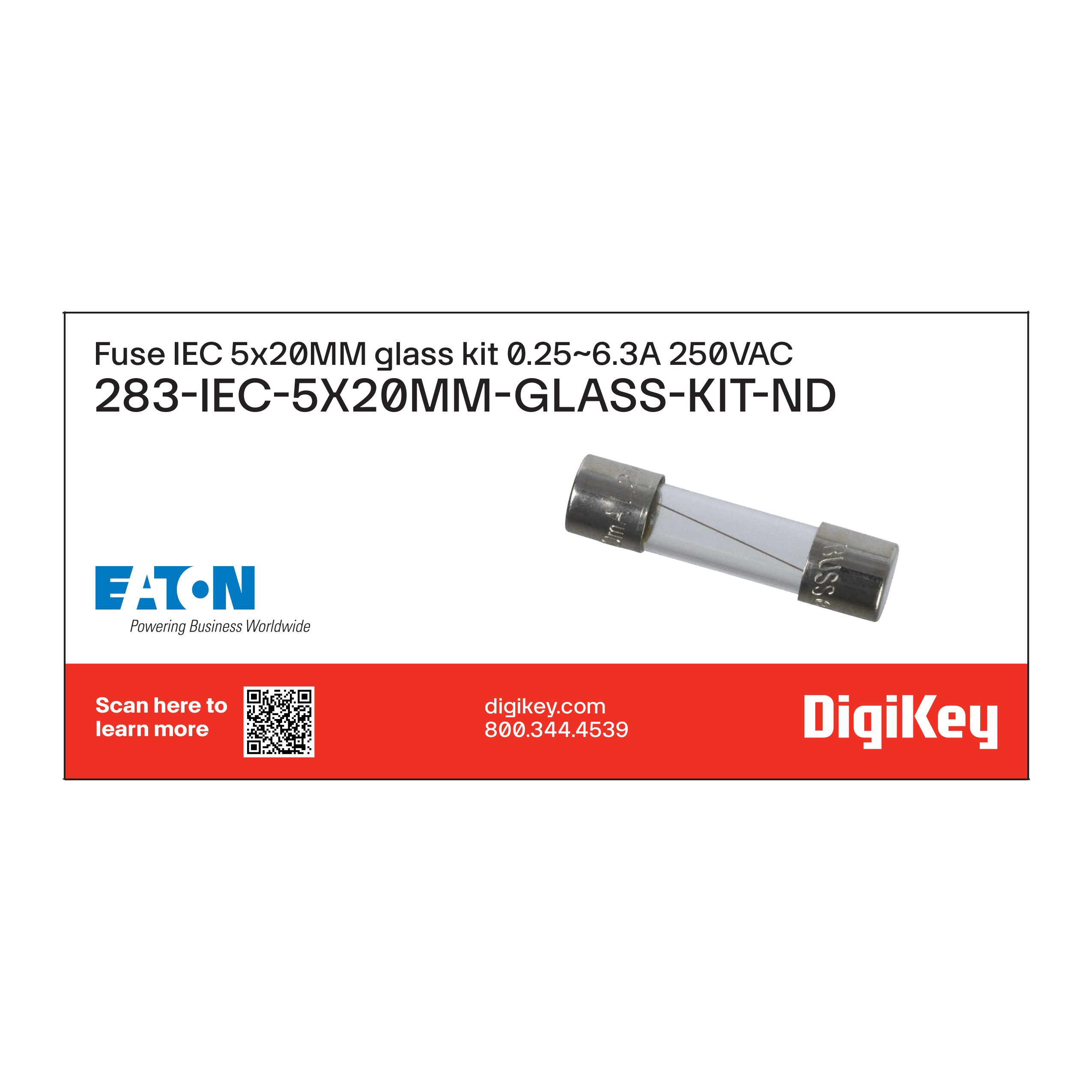Eaton - Electronics Division IEC-5X20MM-GLASS-KIT electronic component