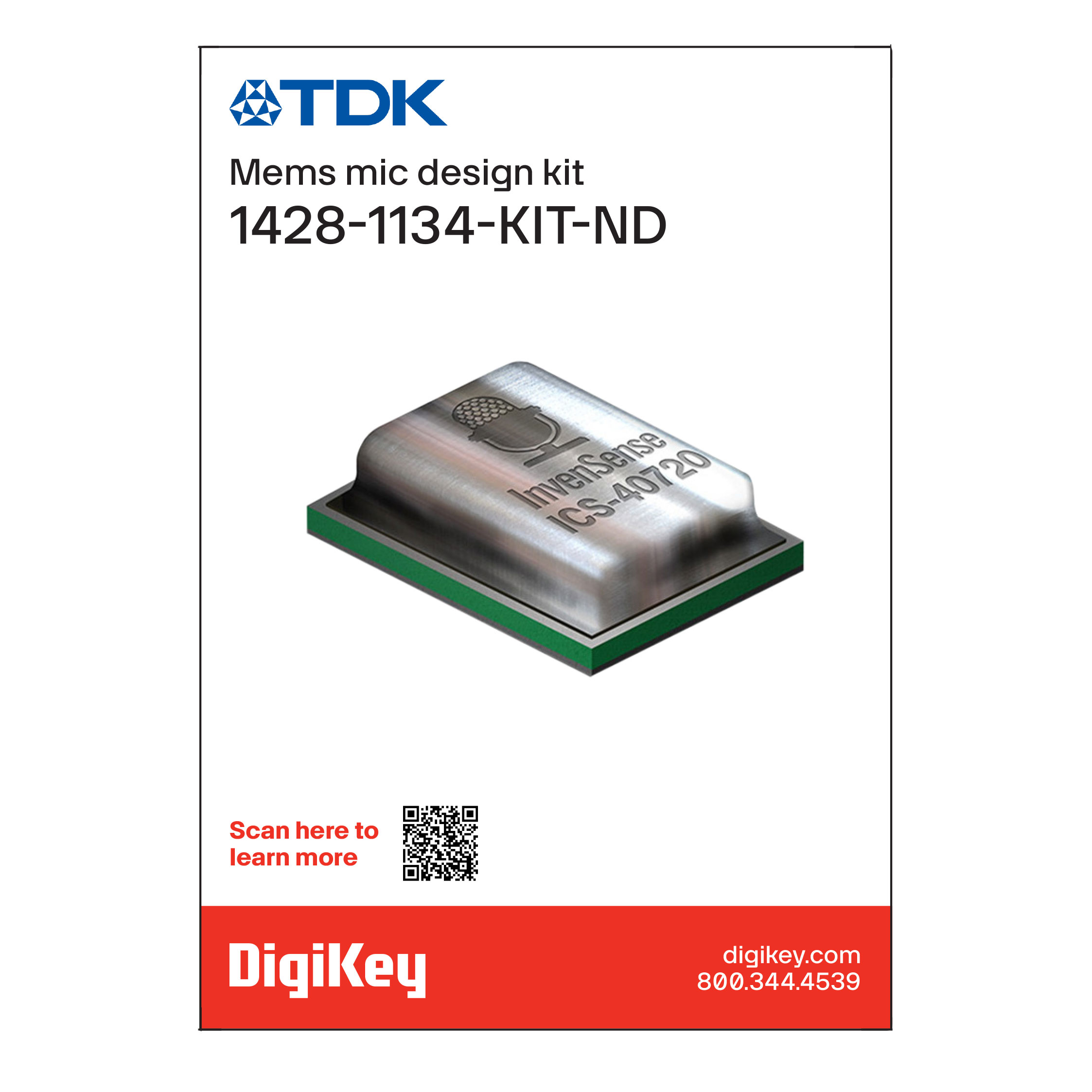 TDK InvenSense MEMS-KIT electronic component