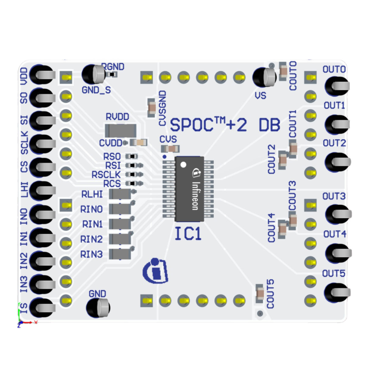 Infineon Technologies SPOC2DBBTS710404ESPTOBO1 electronic component