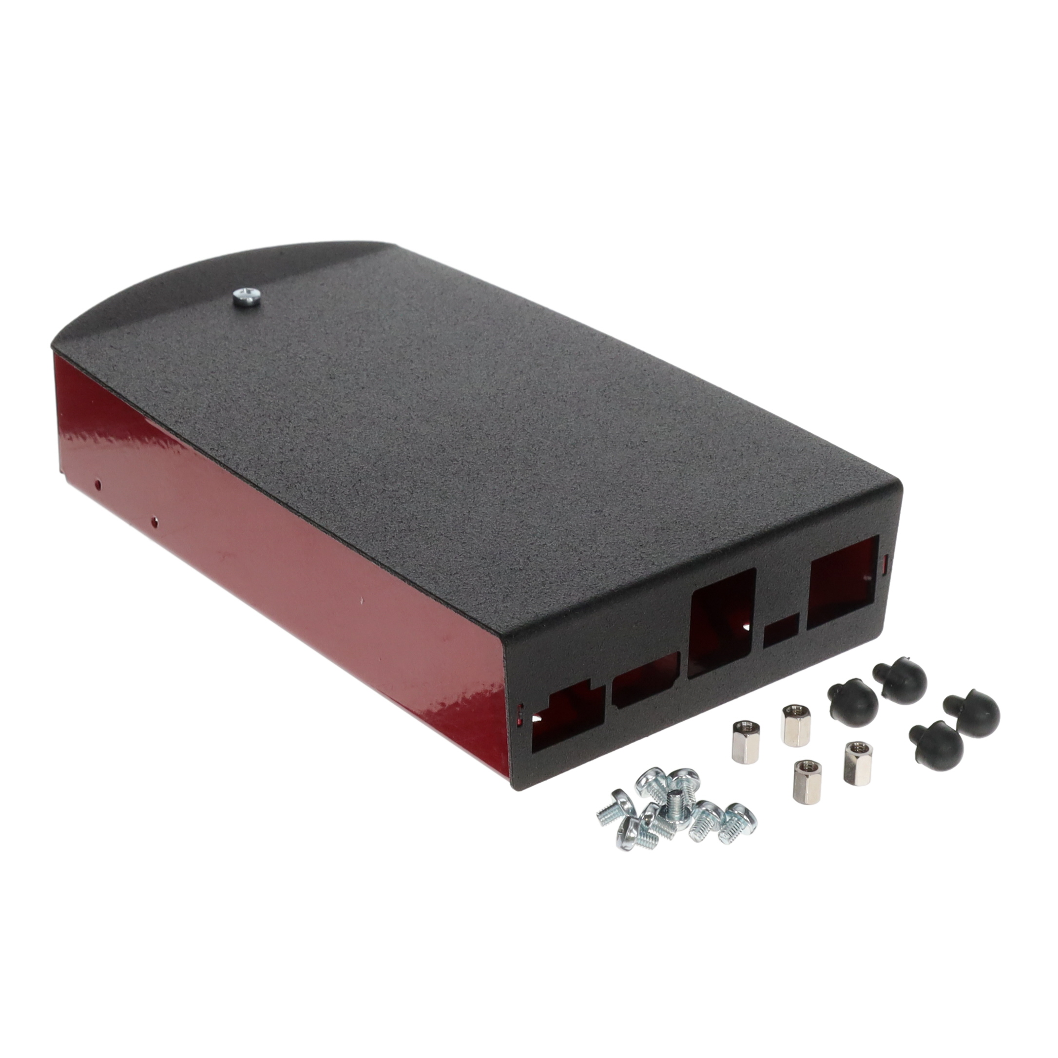 Olimex LTD BOX-MICRO-A-BLACK-RED electronic component