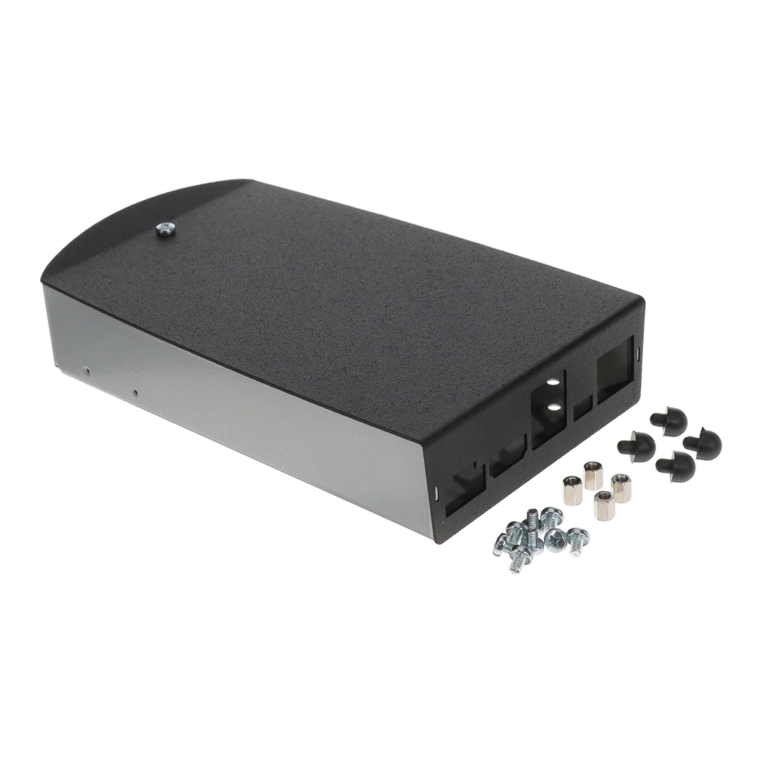 Olimex LTD BOX-MICRO-A-BLACK-SILVER electronic component