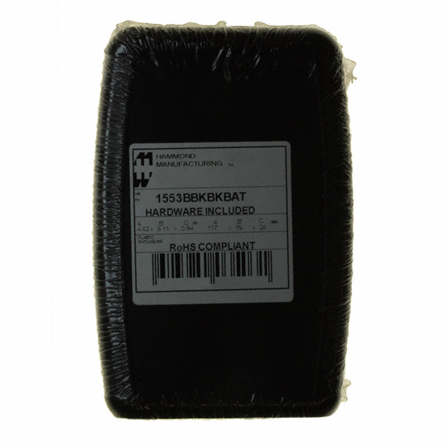 Hammond Manufacturing 1553BBKBKBAT electronic component