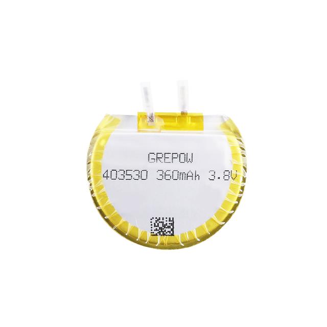 Grepow Inc. GRP403530-1C-4.35V-360mAh with PCM electronic component