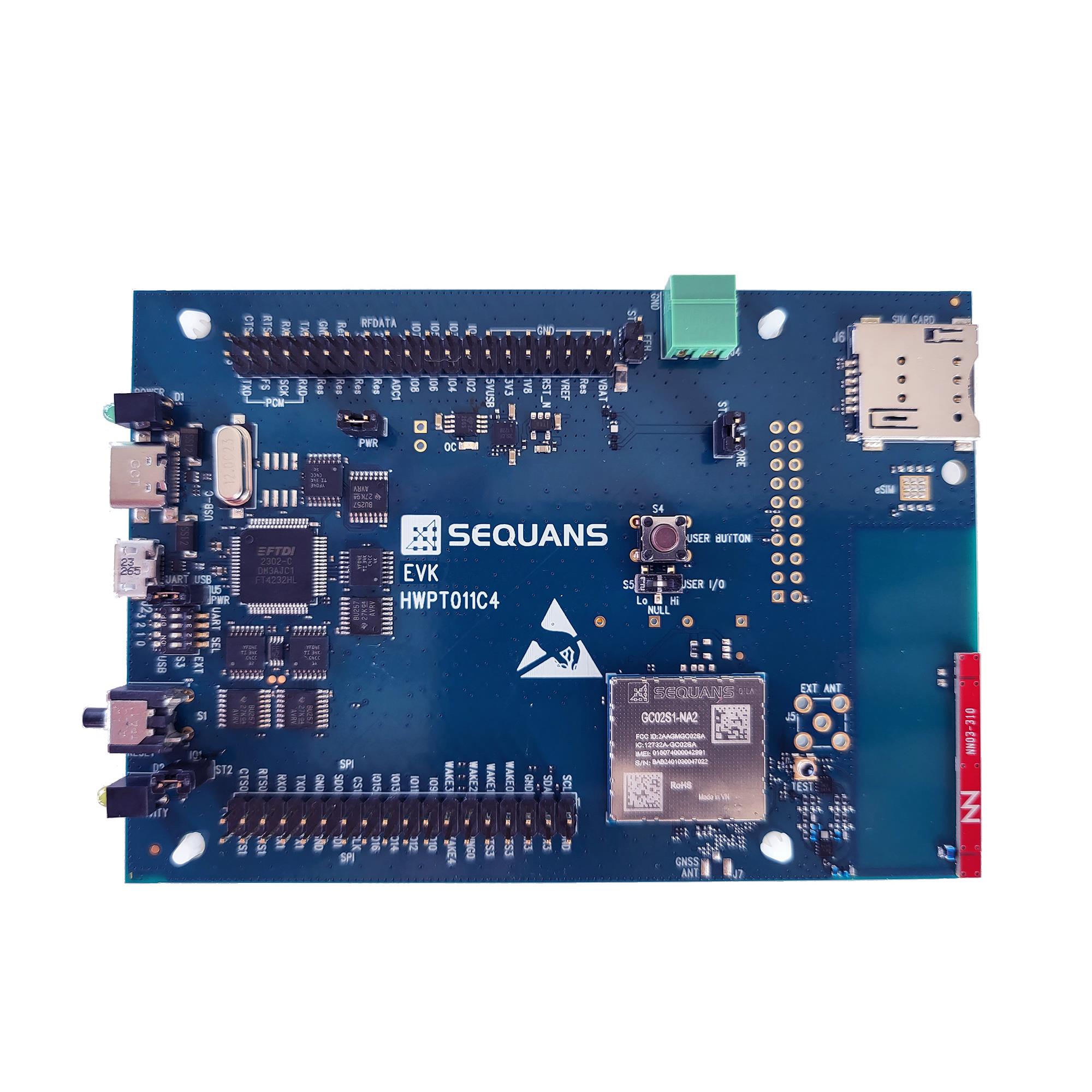 Sequans Communications CALLIOPE 2 GC02S1-NA2 EVK electronic component