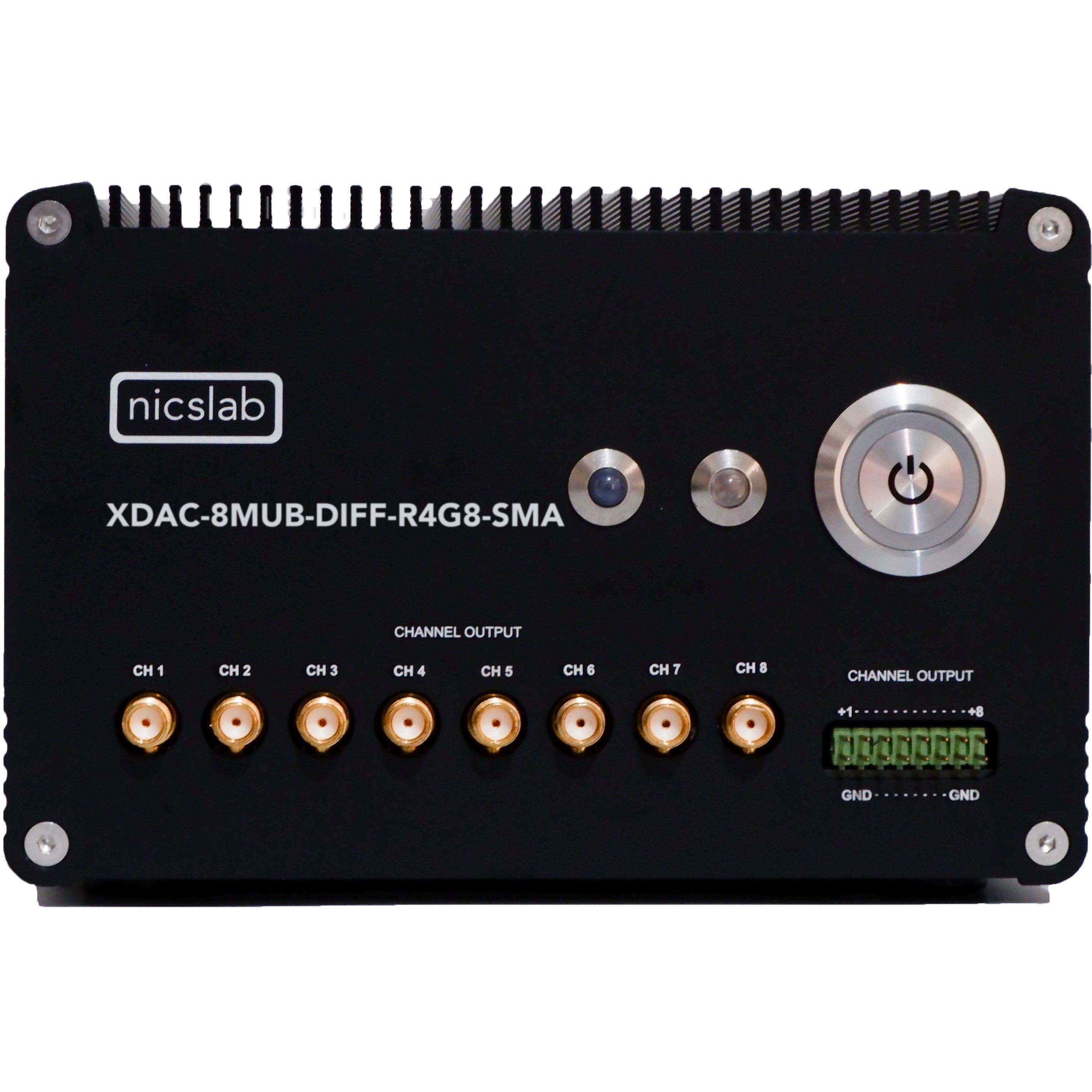 Nicslab XDAC-8MUB-DIFF-R4G8-SMA electronic component
