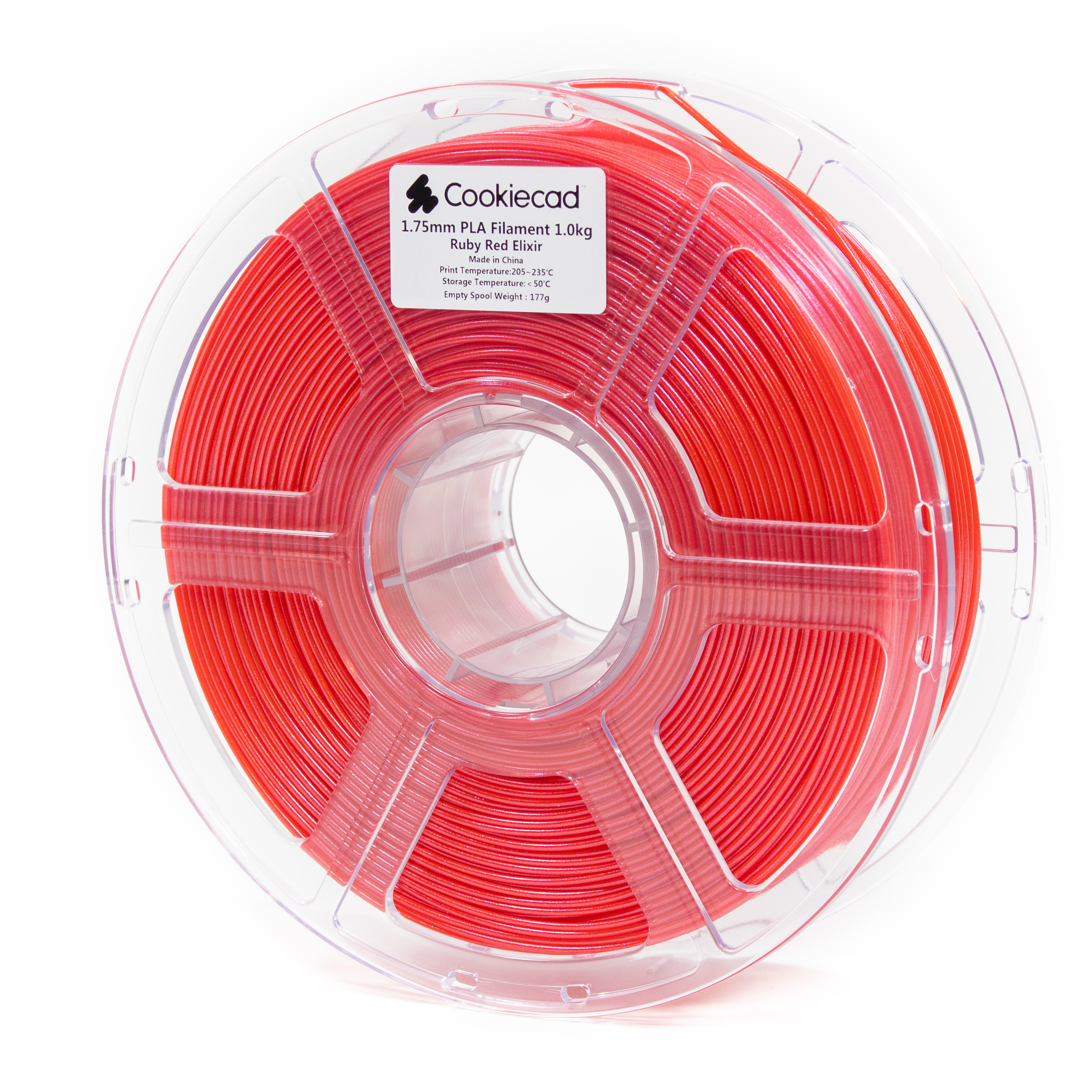 Cookiecad pla-elixir-ruby-red electronic component