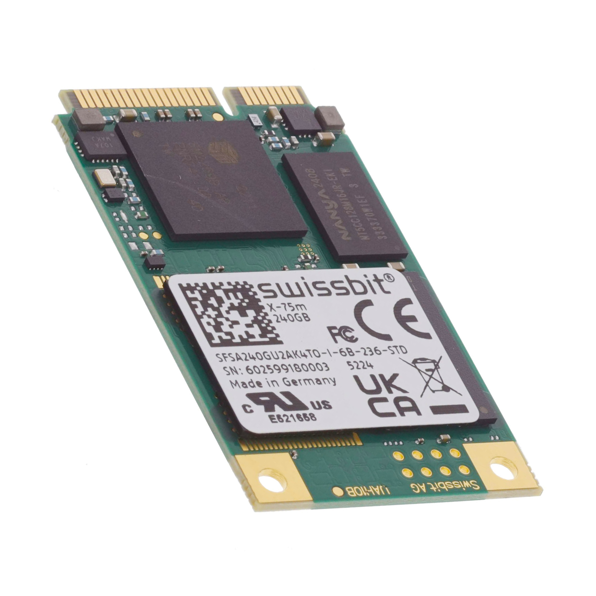 Swissbit SFSA240GU2AK4TO-I-6B-236-STD electronic component