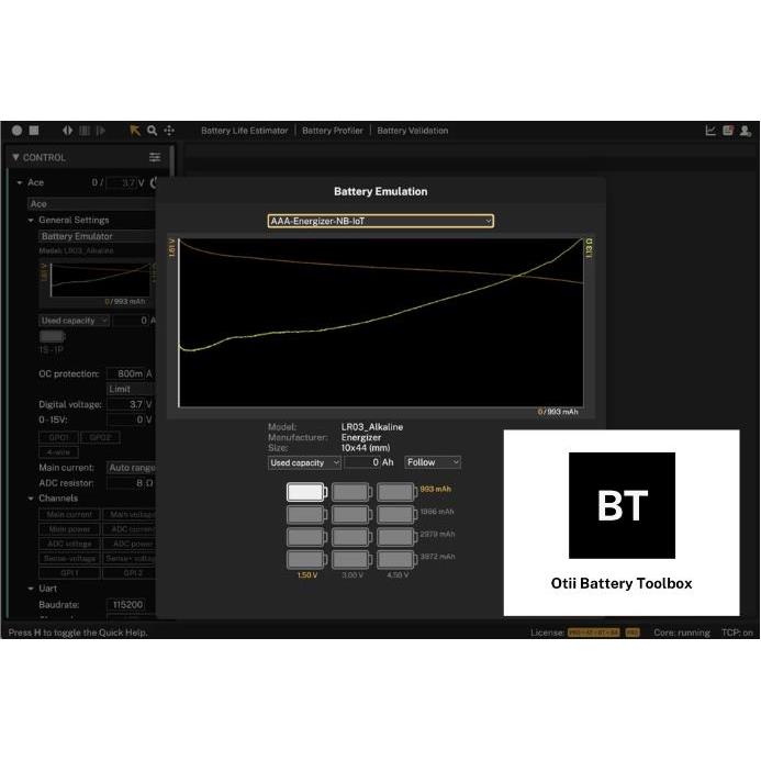 Qoitech AB OTII-BATTERY-TOOLBOX electronic component