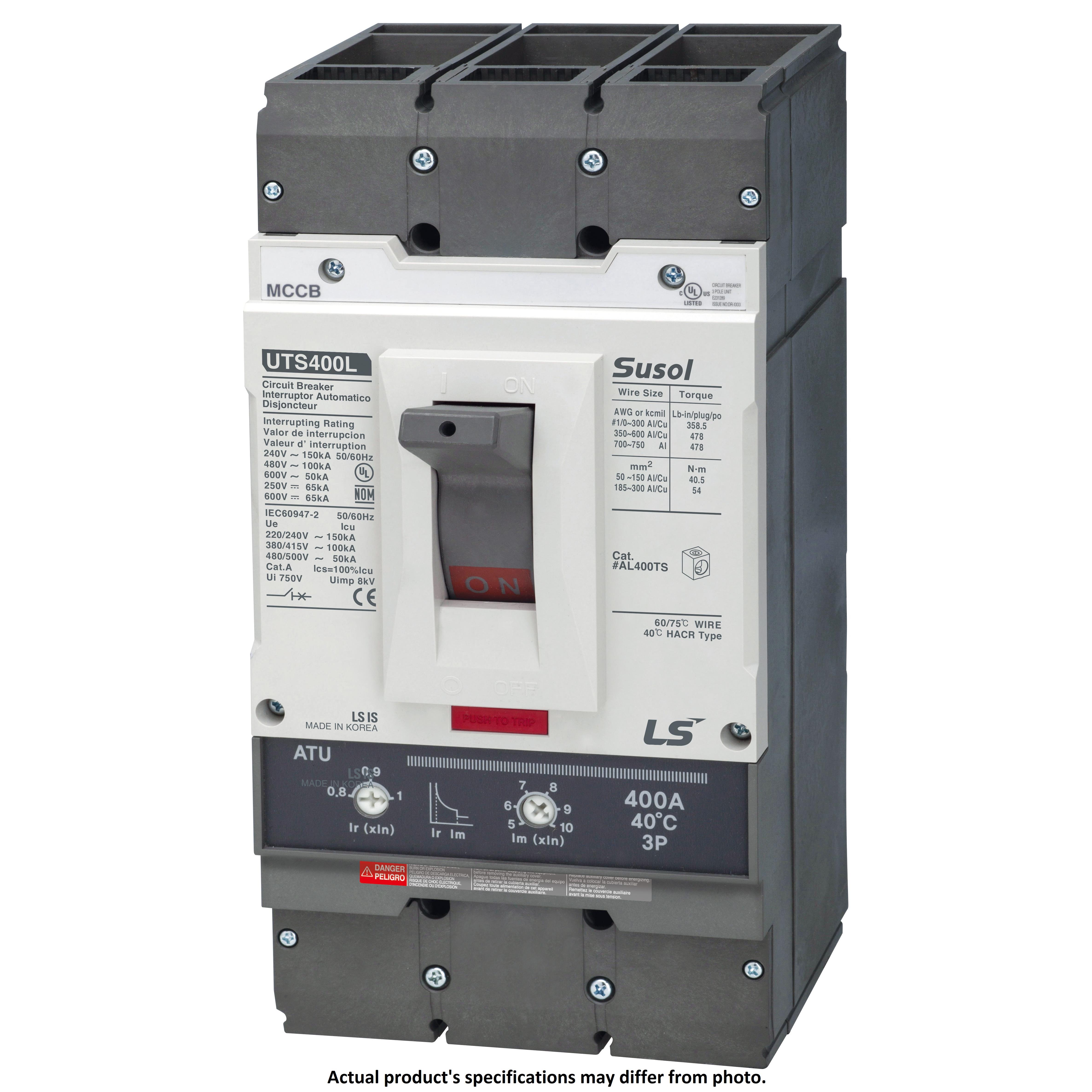 LS Electric UTS400H FTU 300A 3P LL UL electronic component