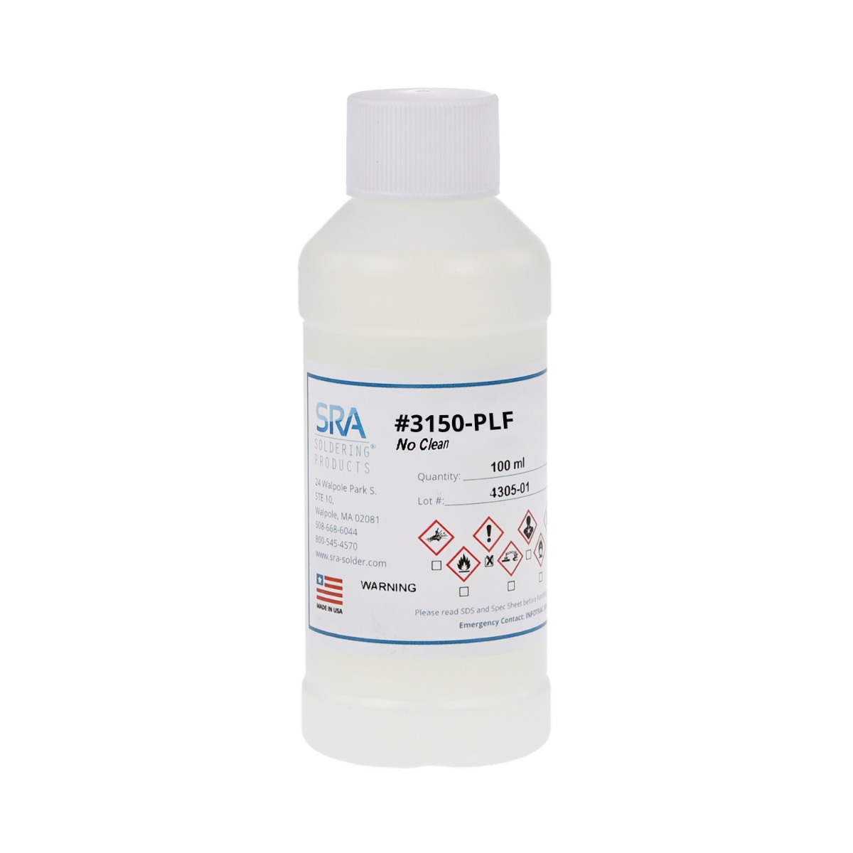 SRA Soldering Products FLS3150PLF-100ML electronic component