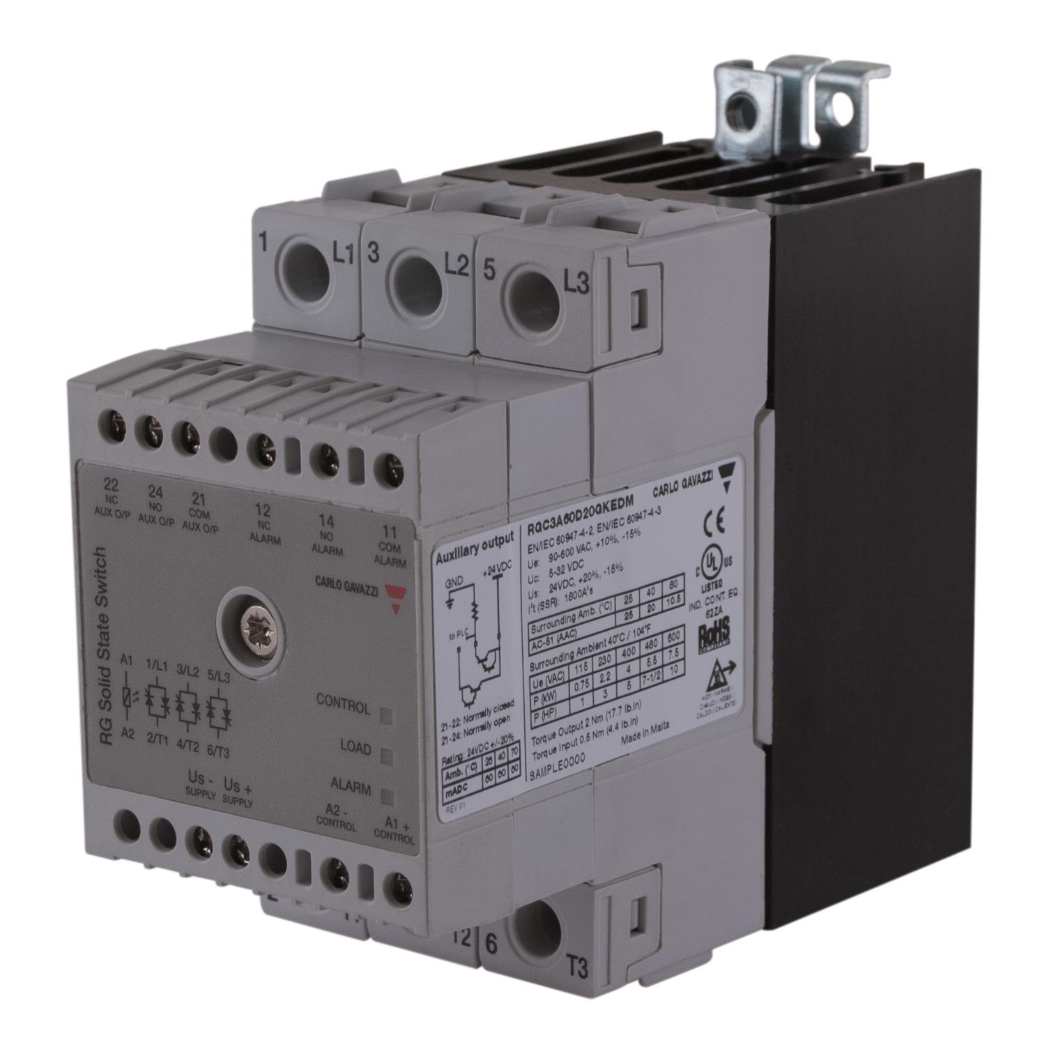 Carlo Gavazzi Inc. RGC3A60D20GKEAM electronic component