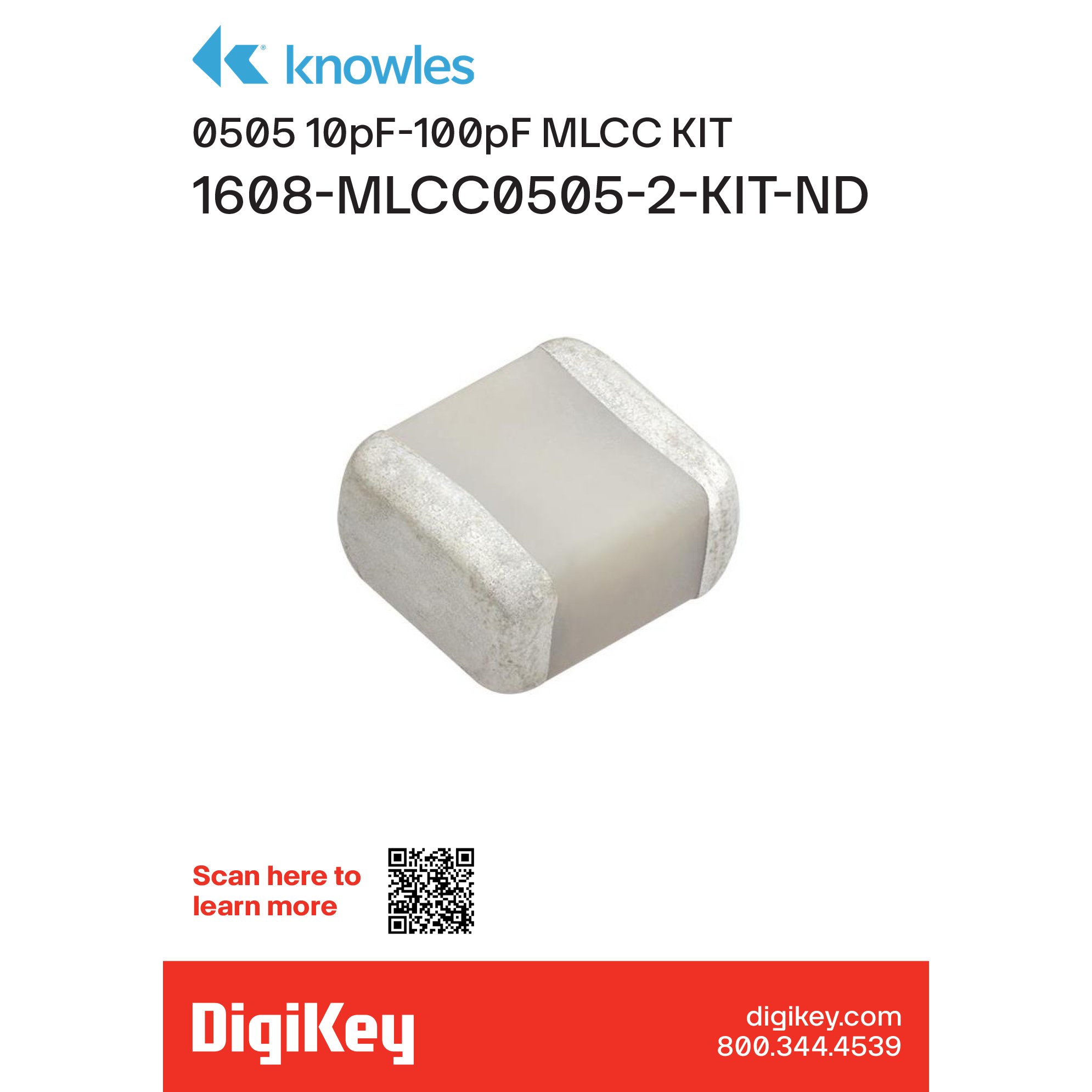 Knowles Syfer MLCC0505-2 electronic component