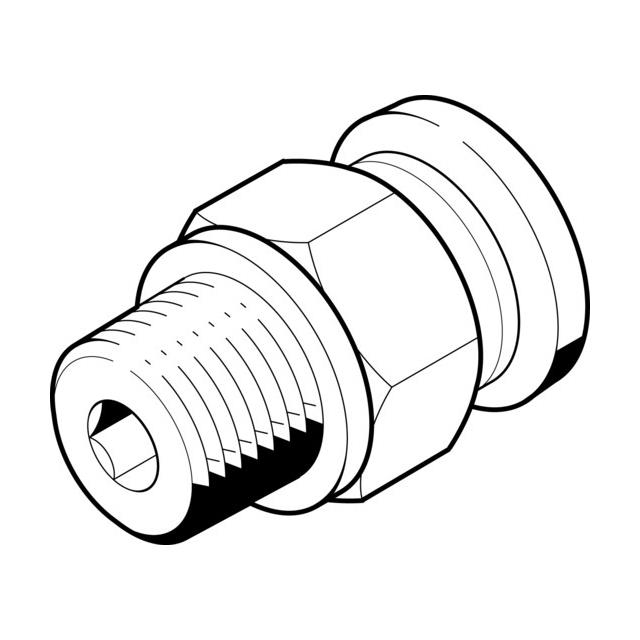 Festo Corporation QB-1/2-3/8-U-M electronic component