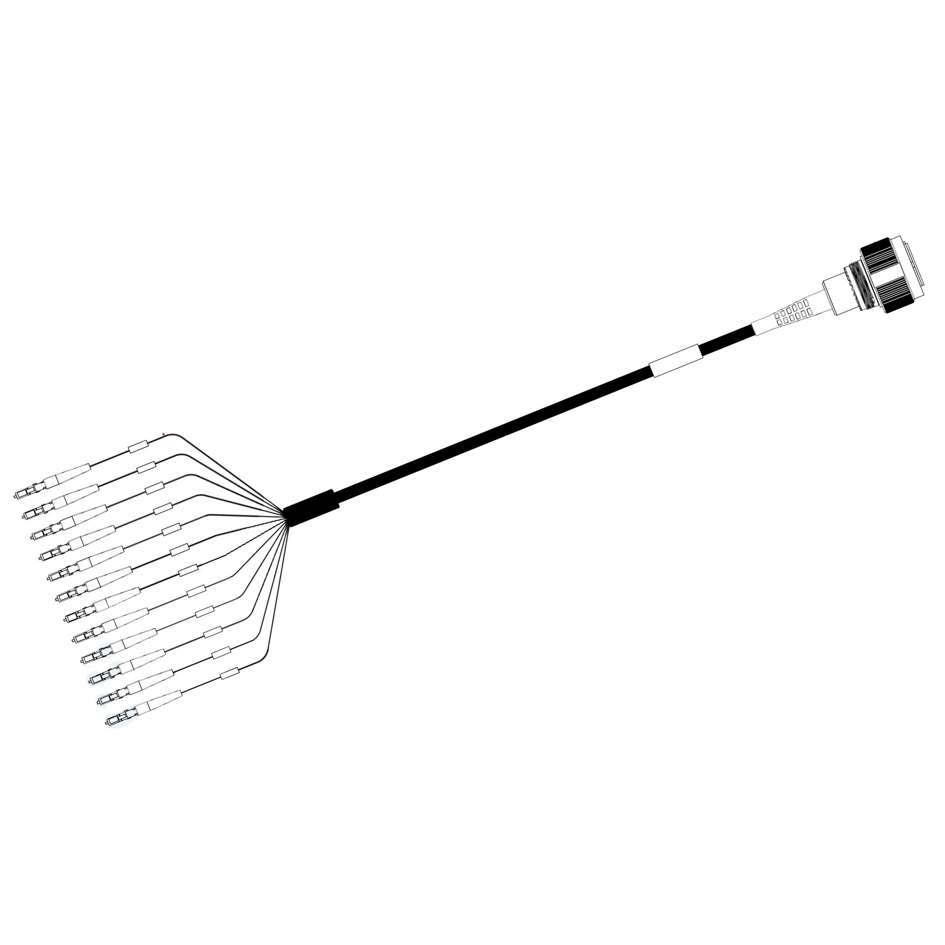 Amphenol Fiber Systems International 17053010QA-D2 electronic component