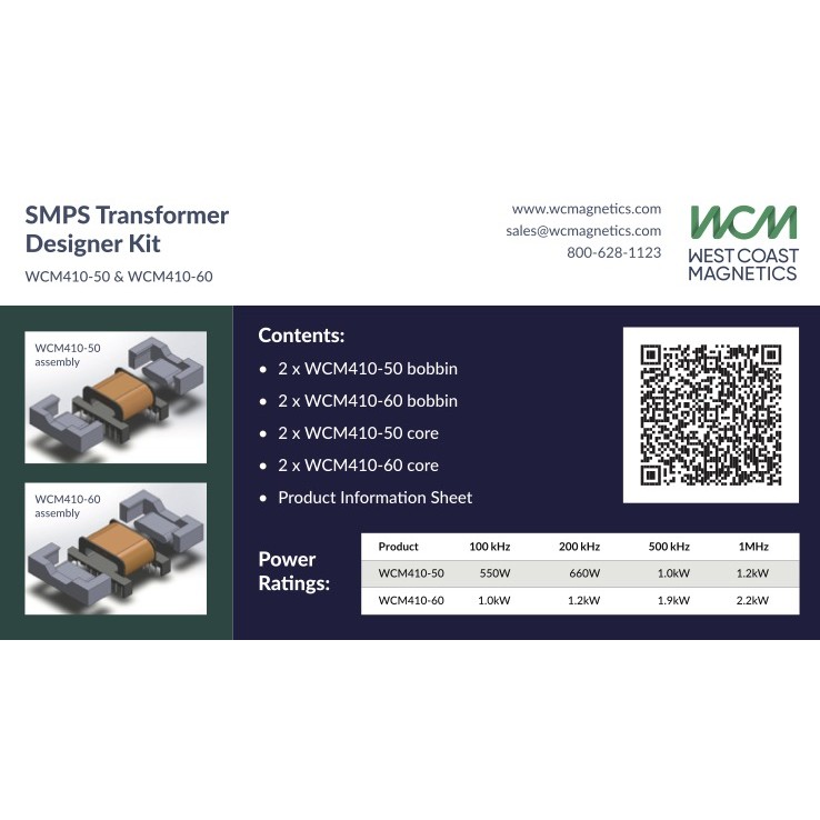 West Coast Magnetics WCM410KIT-50-60 electronic component