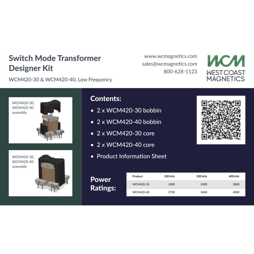 West Coast Magnetics WCM420KIT-30-40 electronic component