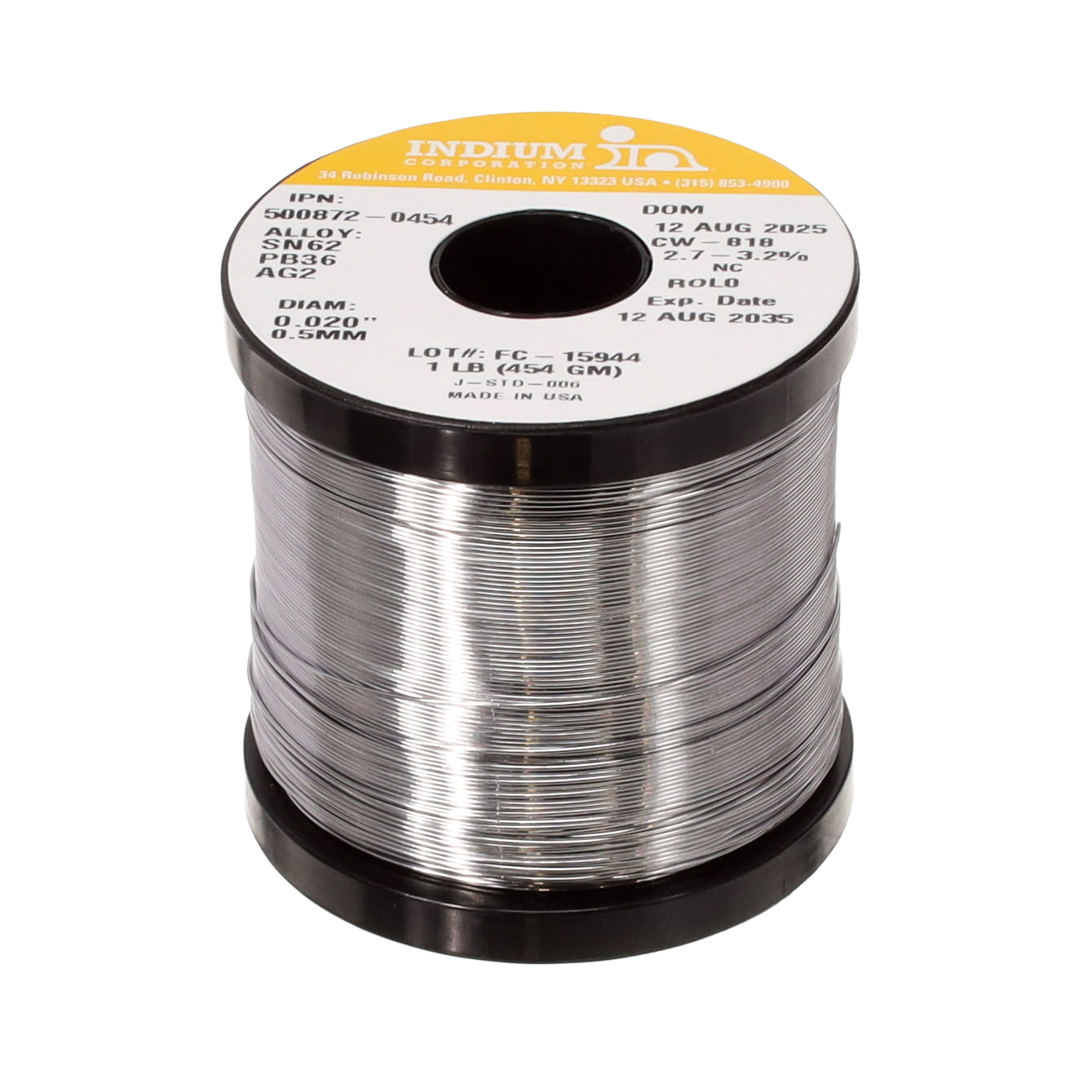 Indium Corporation of America WIREFC-501327-0454 electronic component