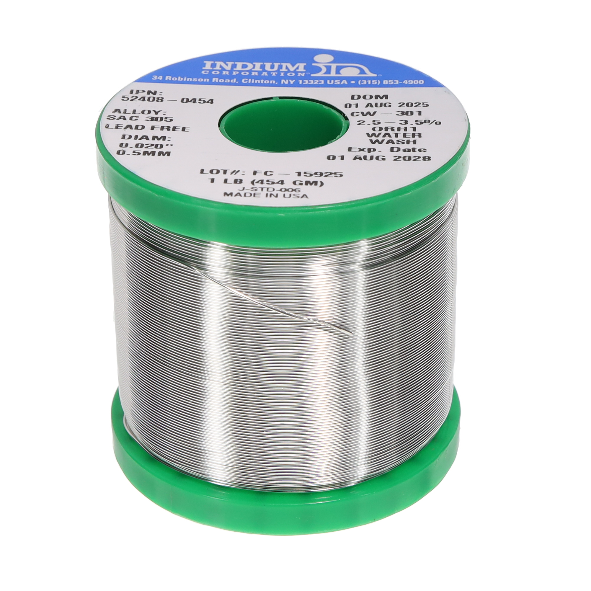 Indium Corporation of America WIREFC-52409-0454 electronic component