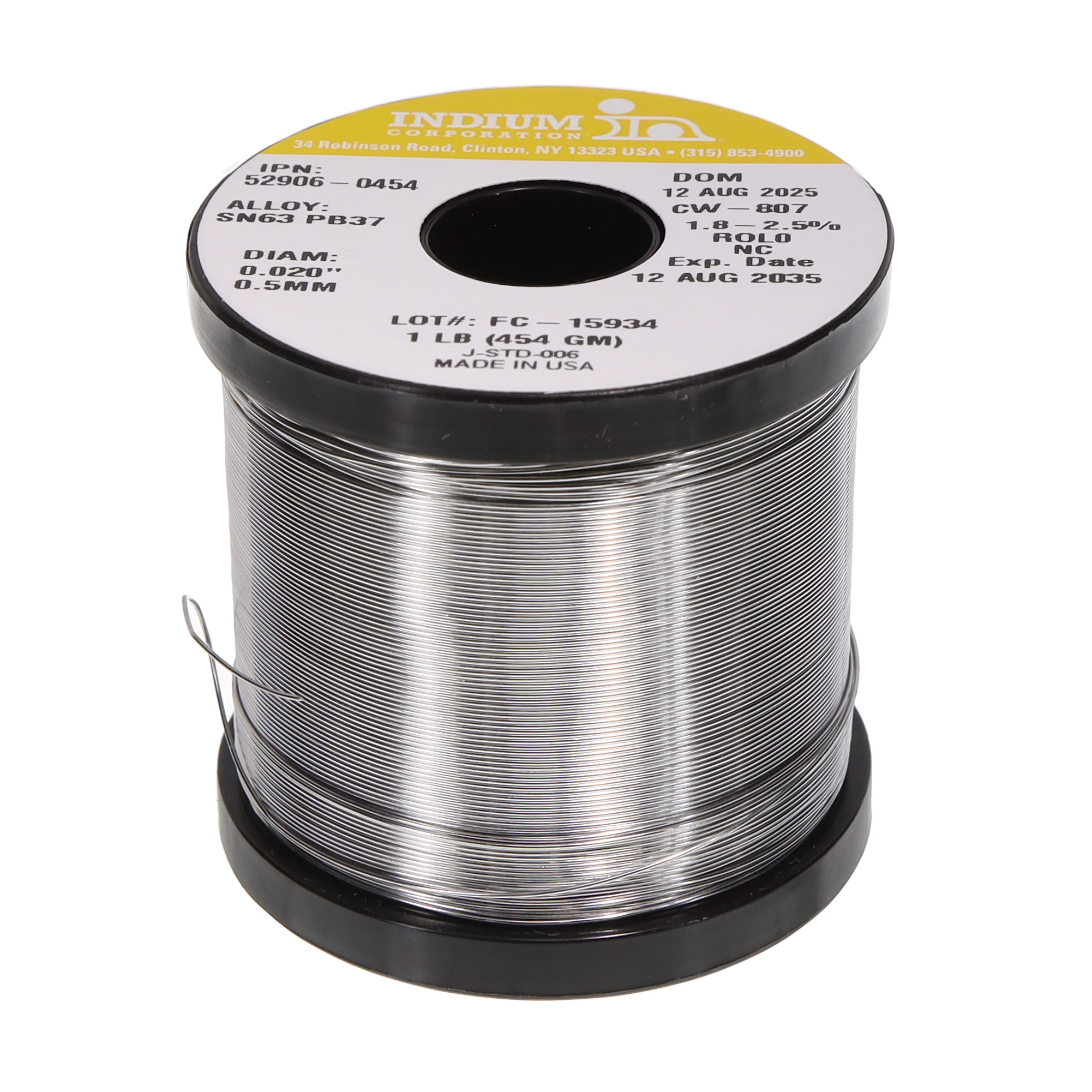 Indium Corporation of America WIREFC-52906-0454 electronic component