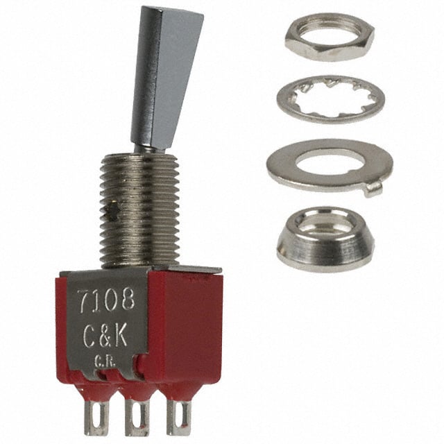 C&K 7108P3YZQE electronic component