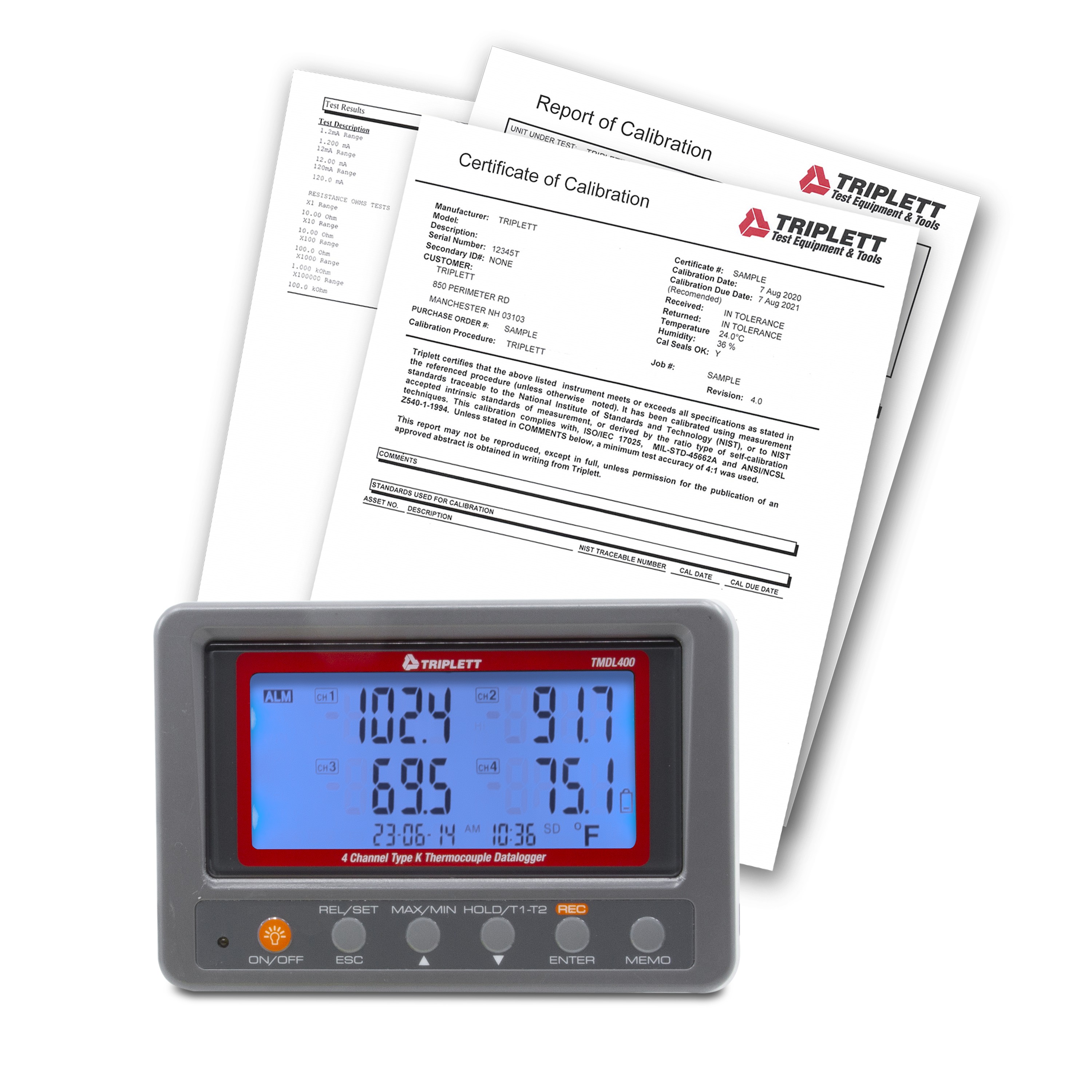 Triplett Test Equipment and Tools TMDL400-NIST electronic component