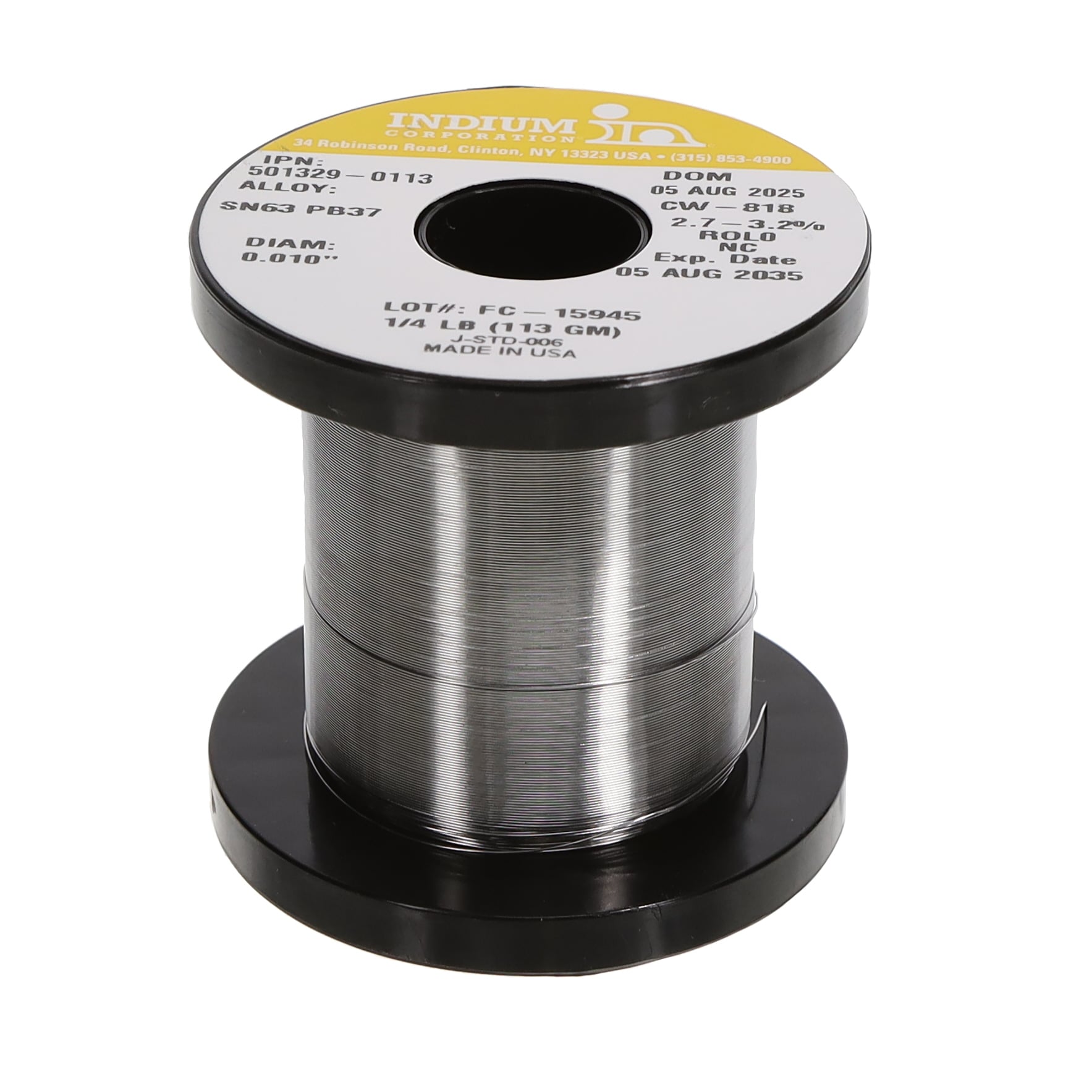 Indium Corporation of America WIREFC-501330-0454 electronic component