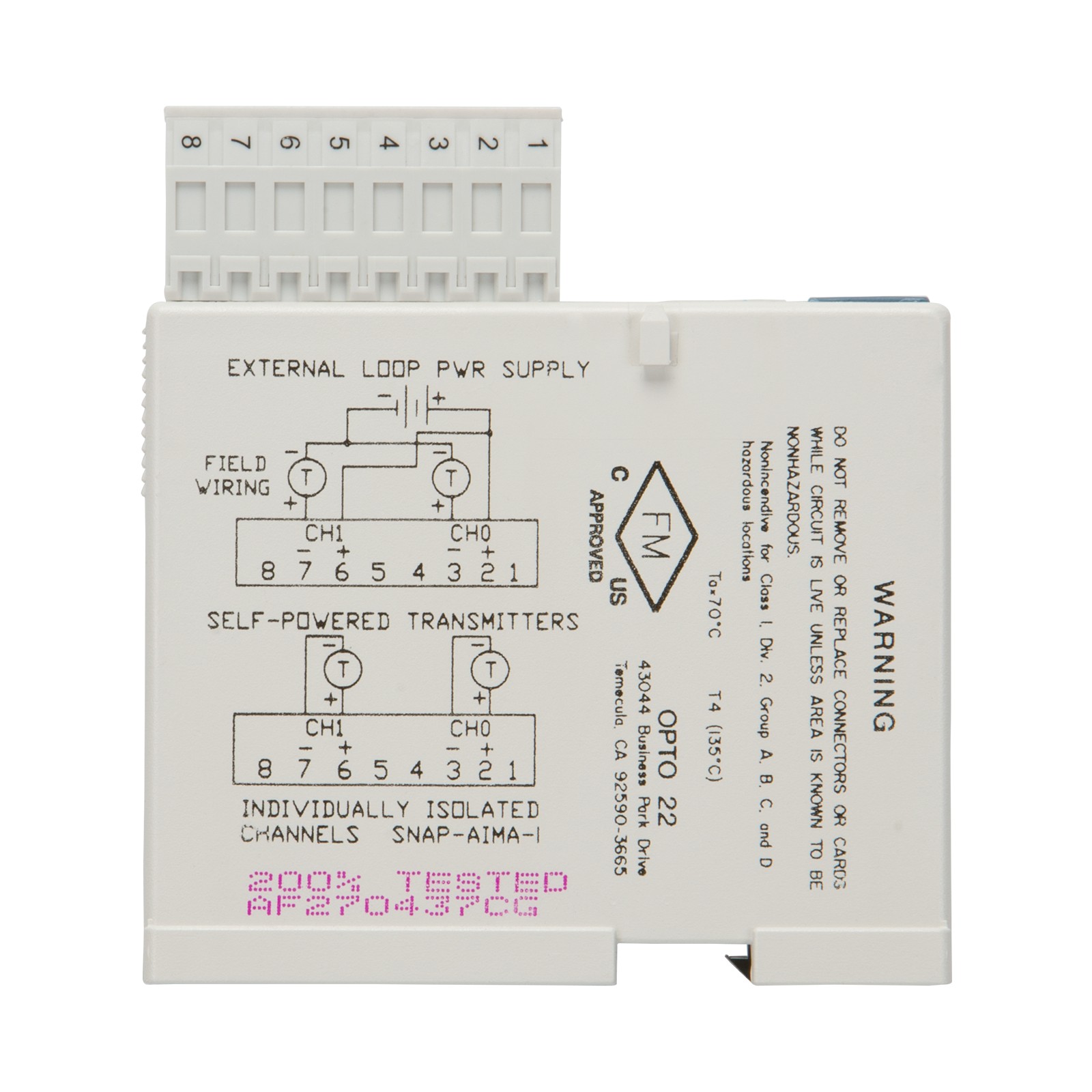 Opto 22 SNAP-AIMA-I electronic component