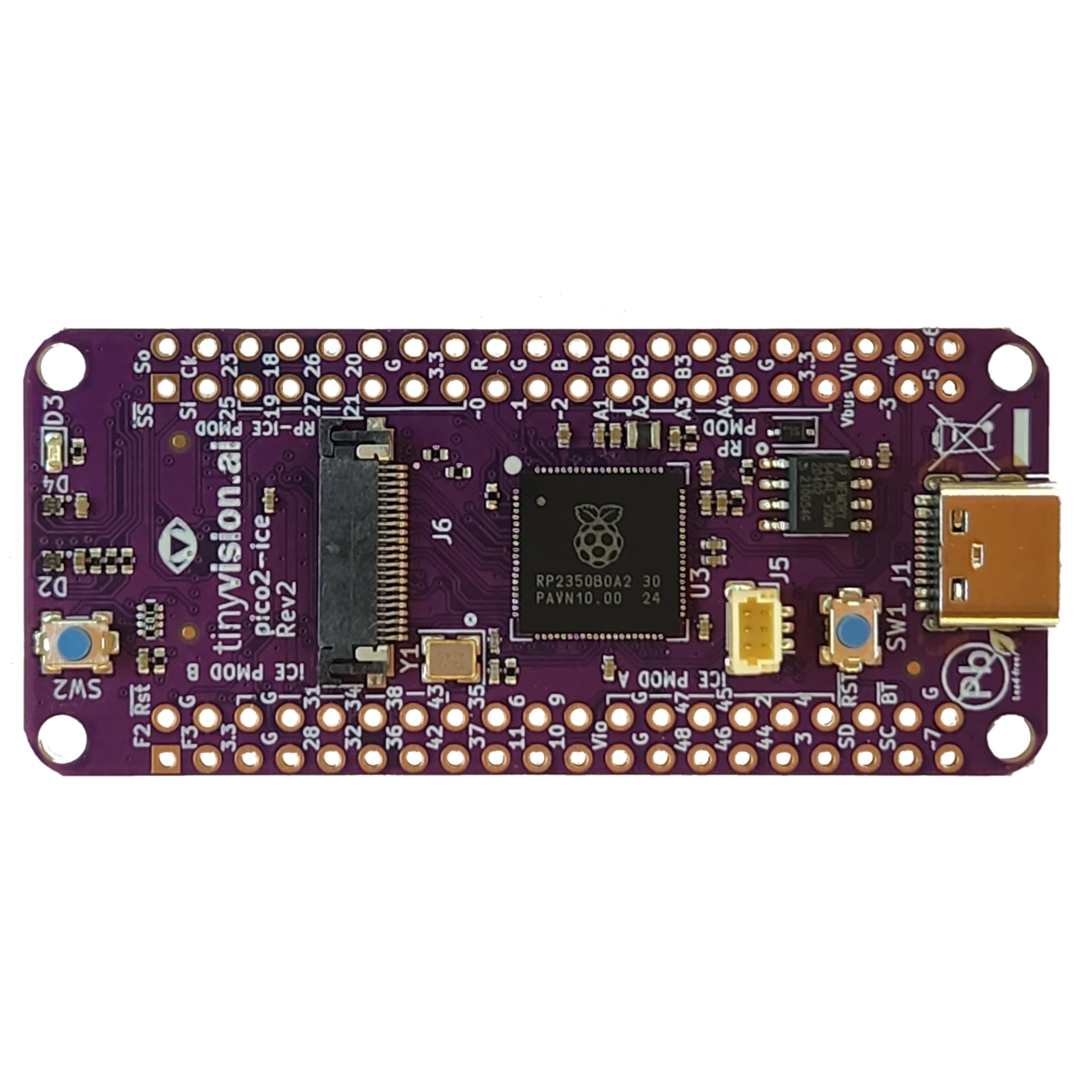 tinyVision.ai tv-pico2-ice electronic component