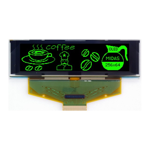 Midas Displays MCOT256064BA-GM electronic component