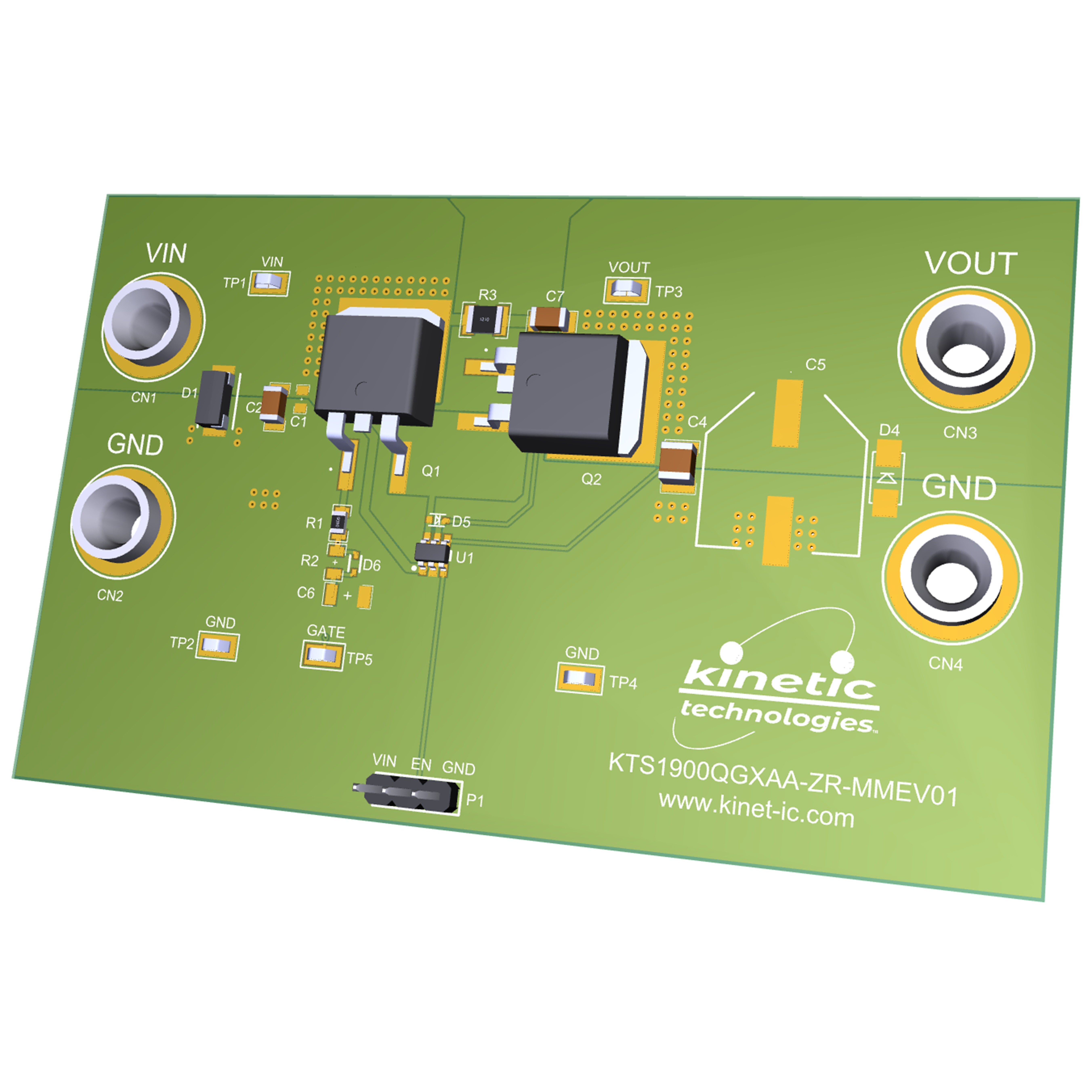 Kinetic Technologies KTS1900QGXAA-ZR-MMEV01 electronic component
